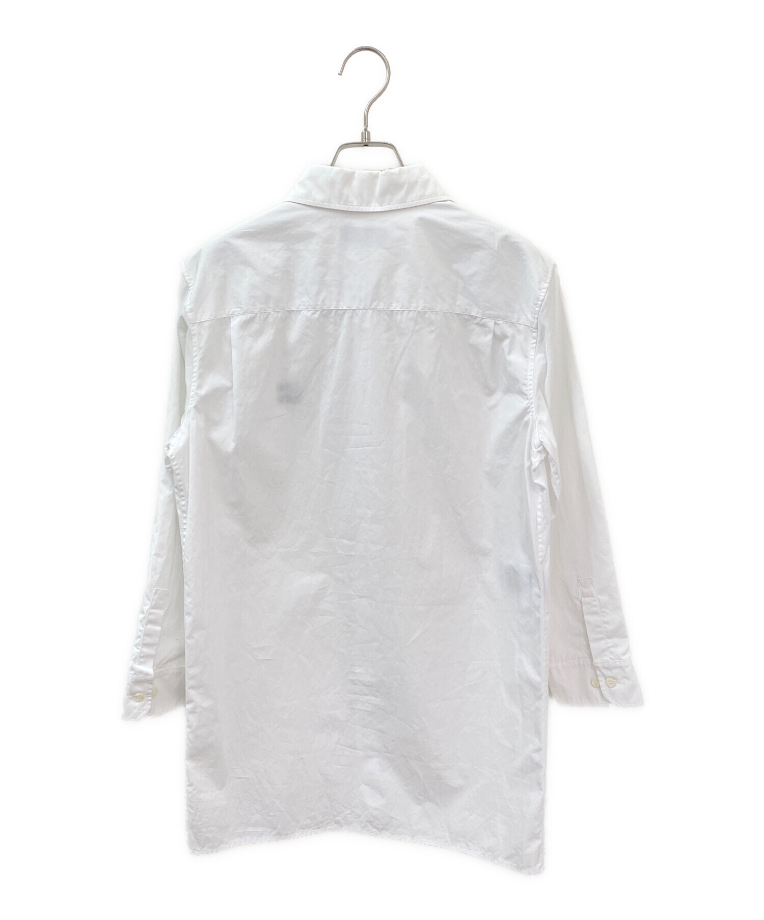 中古・古着通販】MIU MIU (ミュウミュウ) ポプリンシャツ ホワイト 中古・古着通販】MIU MIU (ミュウミュウ) ポプリンシャツ ホワイト