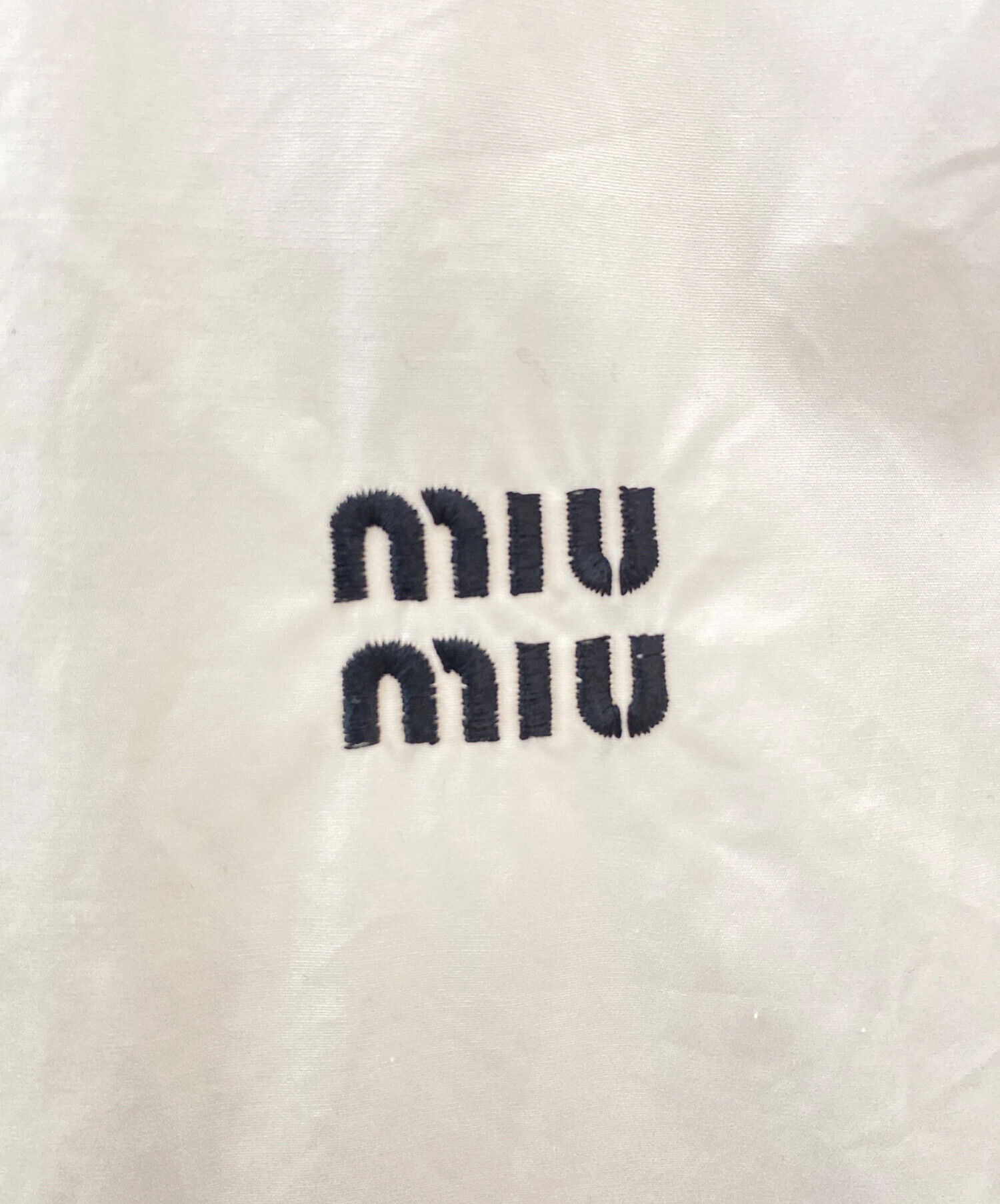 中古・古着通販】MIU MIU (ミュウミュウ) ポプリンシャツ ホワイト 