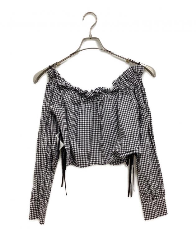 中古・古着通販】MIU MIU (ミュウミュウ) ギンガムチェックオフ