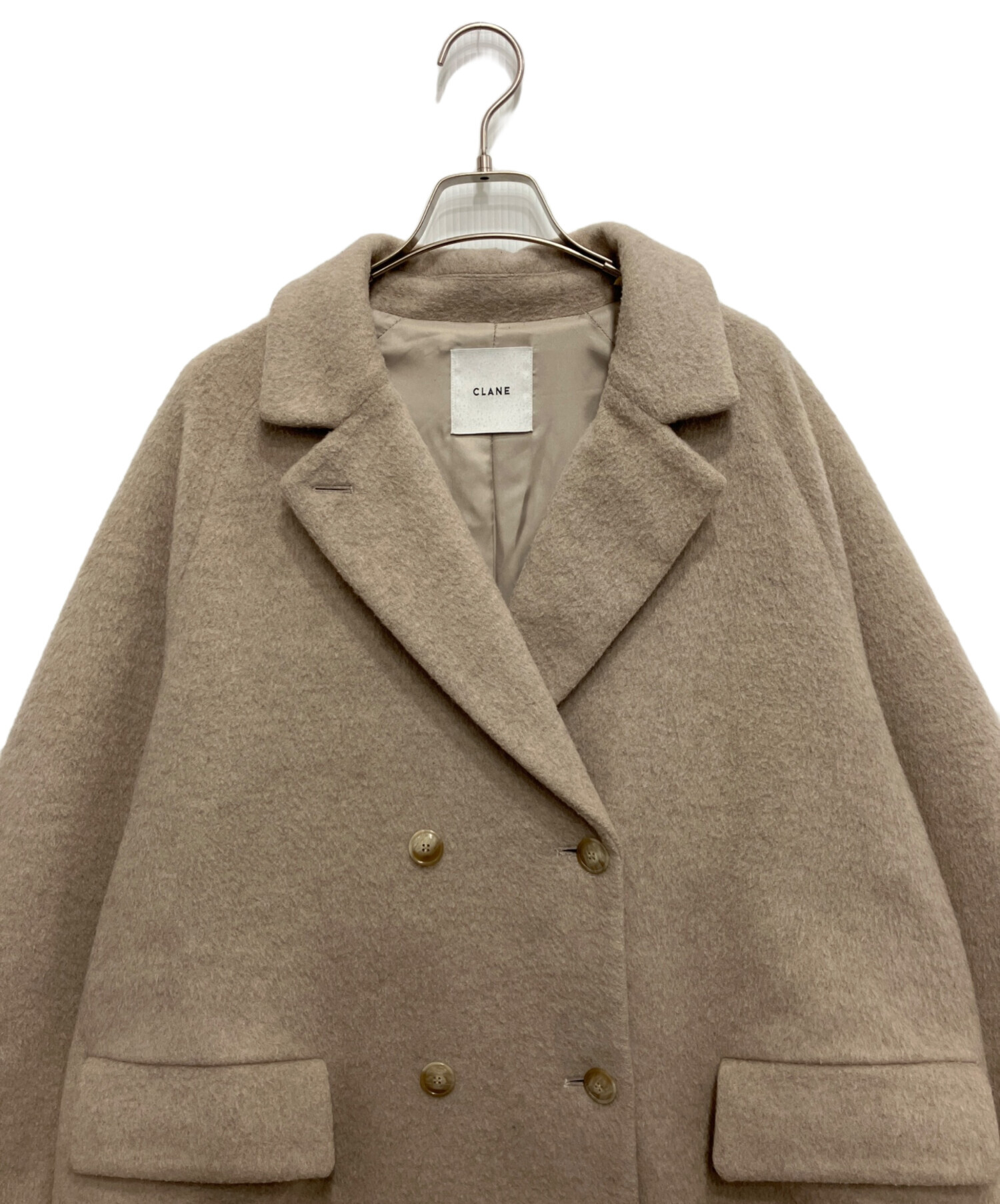 CLANE DOUBLE WOOL LONG COAT ベージュ DOUBLE WOOL LONG COAT(1 IVORY): CLANE: WOMENS｜ STUDIOUS ONLINE