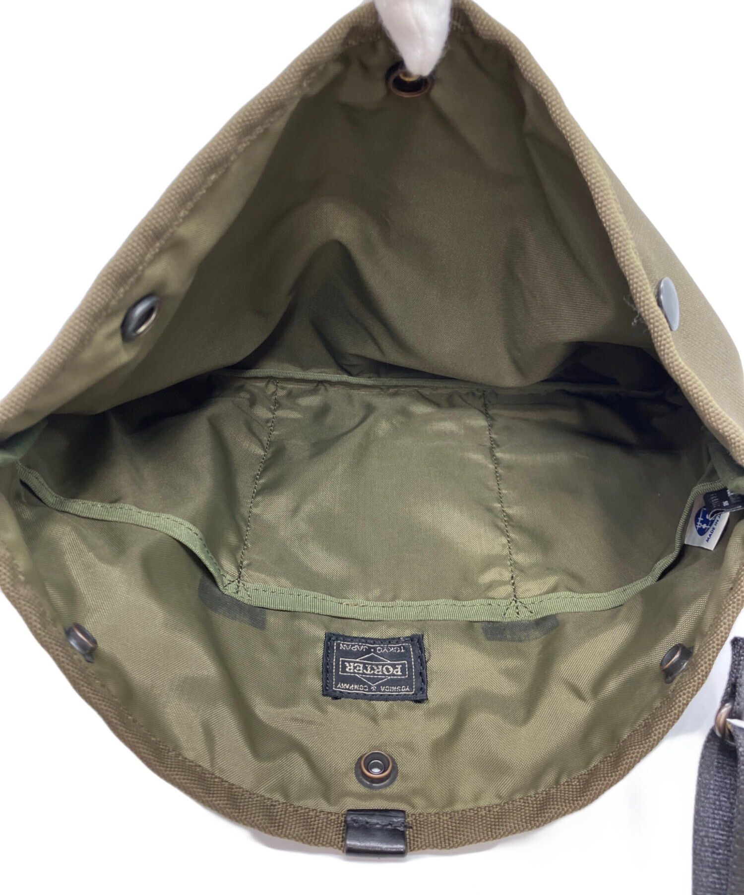中古・古着通販】PORTER (ポーター) サコッシュ カーキ｜ブランド