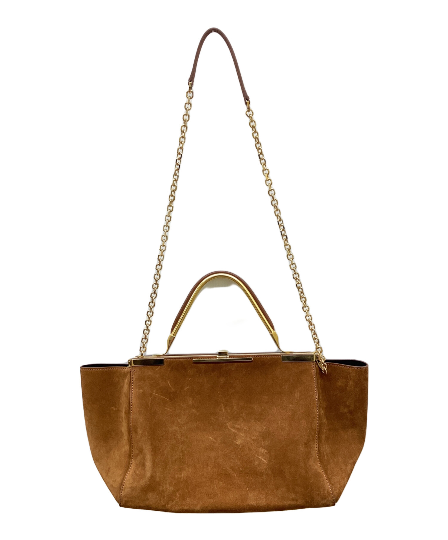 中古・古着通販】ZANCHETTI (ザンケッティー) 2WAYバッグ キャメル