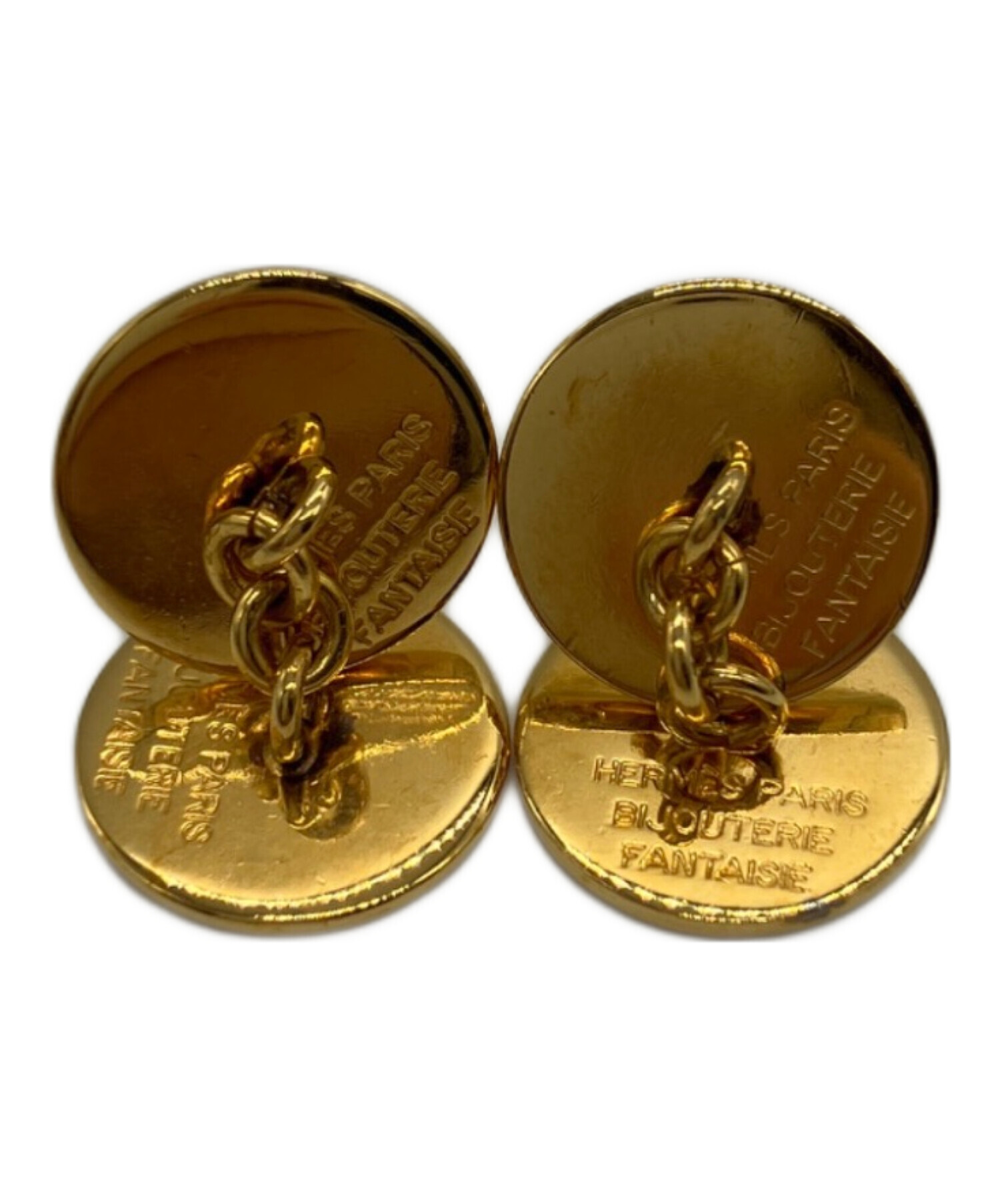 中古・古着通販】HERMES (エルメス) ゴールドセリエカフスリンク