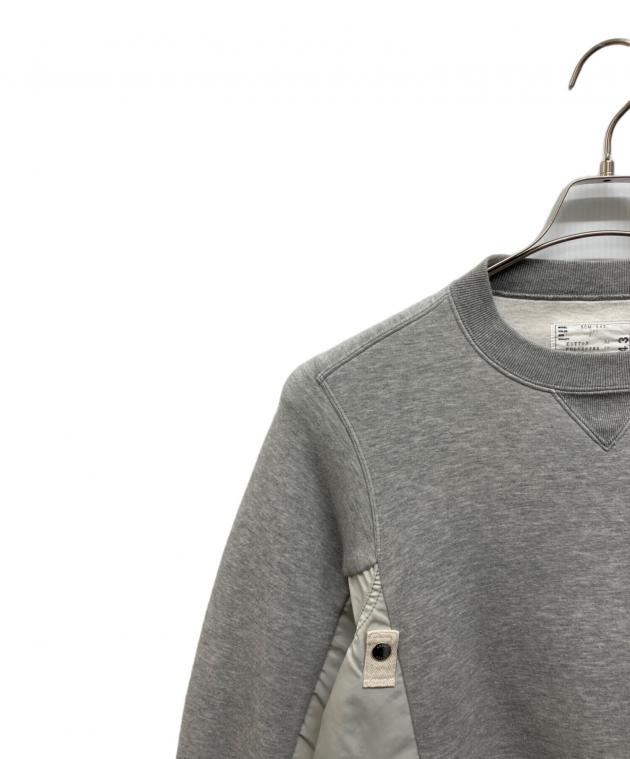 中古・古着通販】sacai (サカイ) Sponge Sweat x MA-1 Pullover グレー