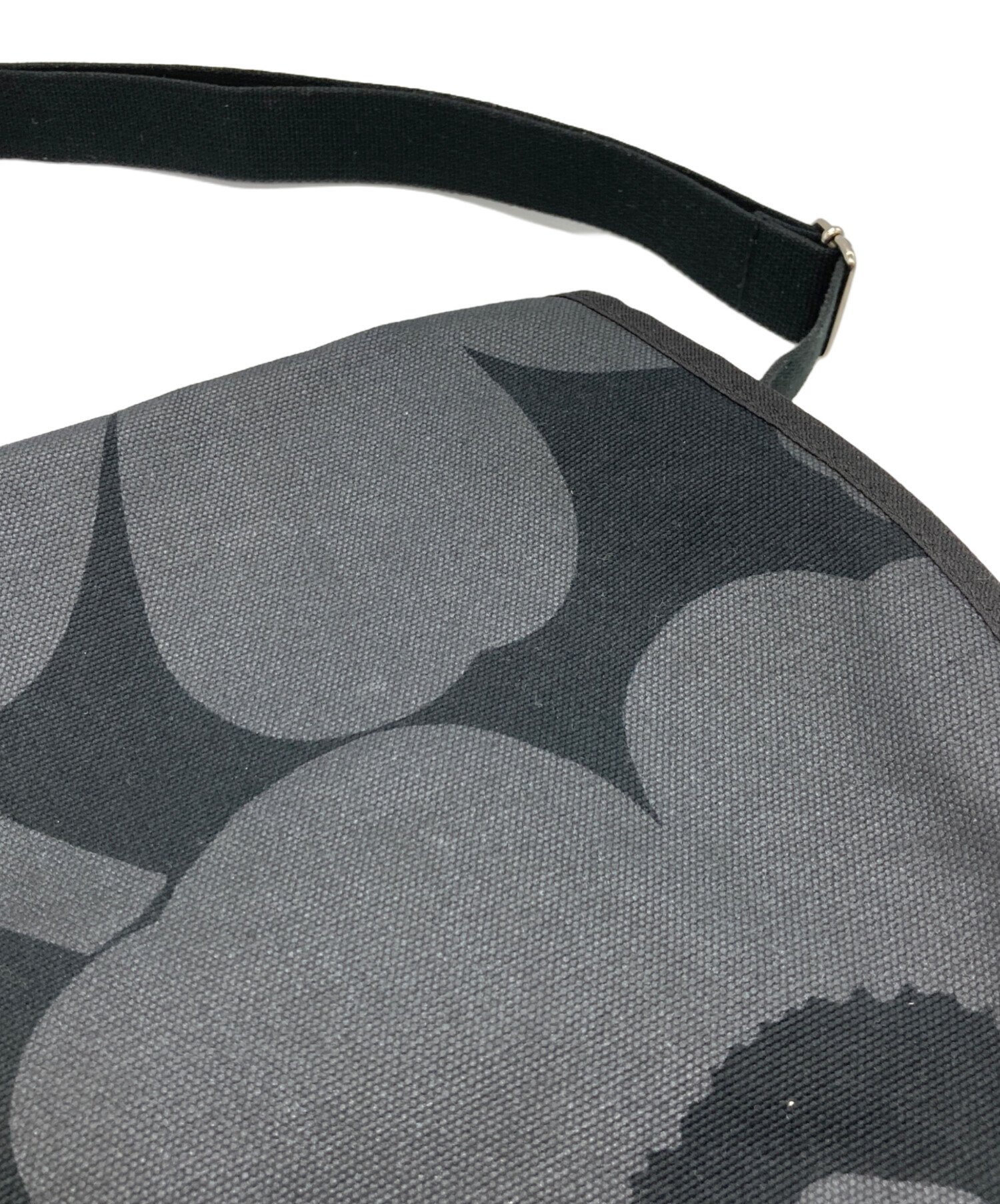 中古・古着通販】marimekko (マリメッコ) ショルダーバッグ ブラック 