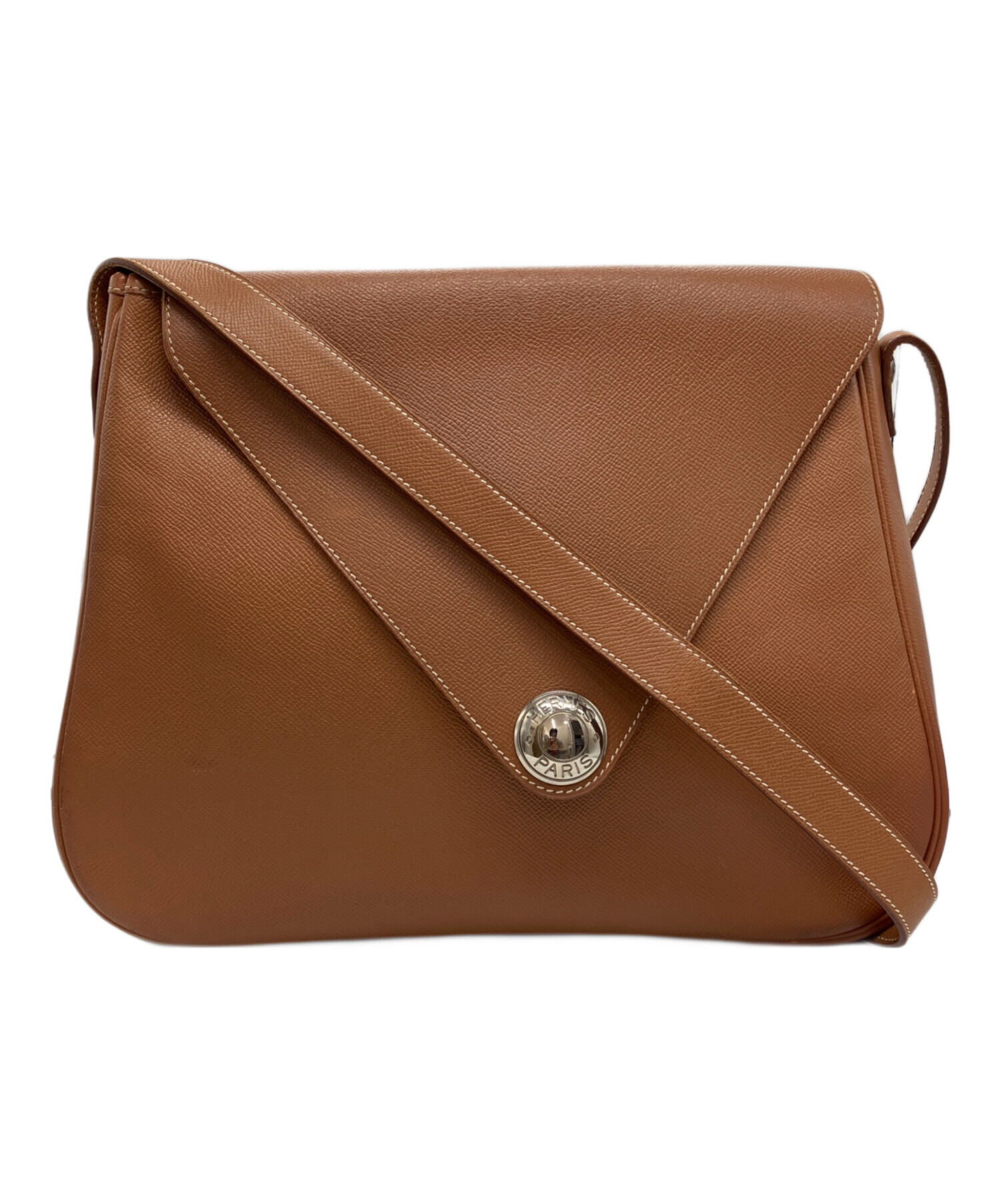 中古・古着通販】HERMES (エルメス) ショルダーバッグ ブラウン