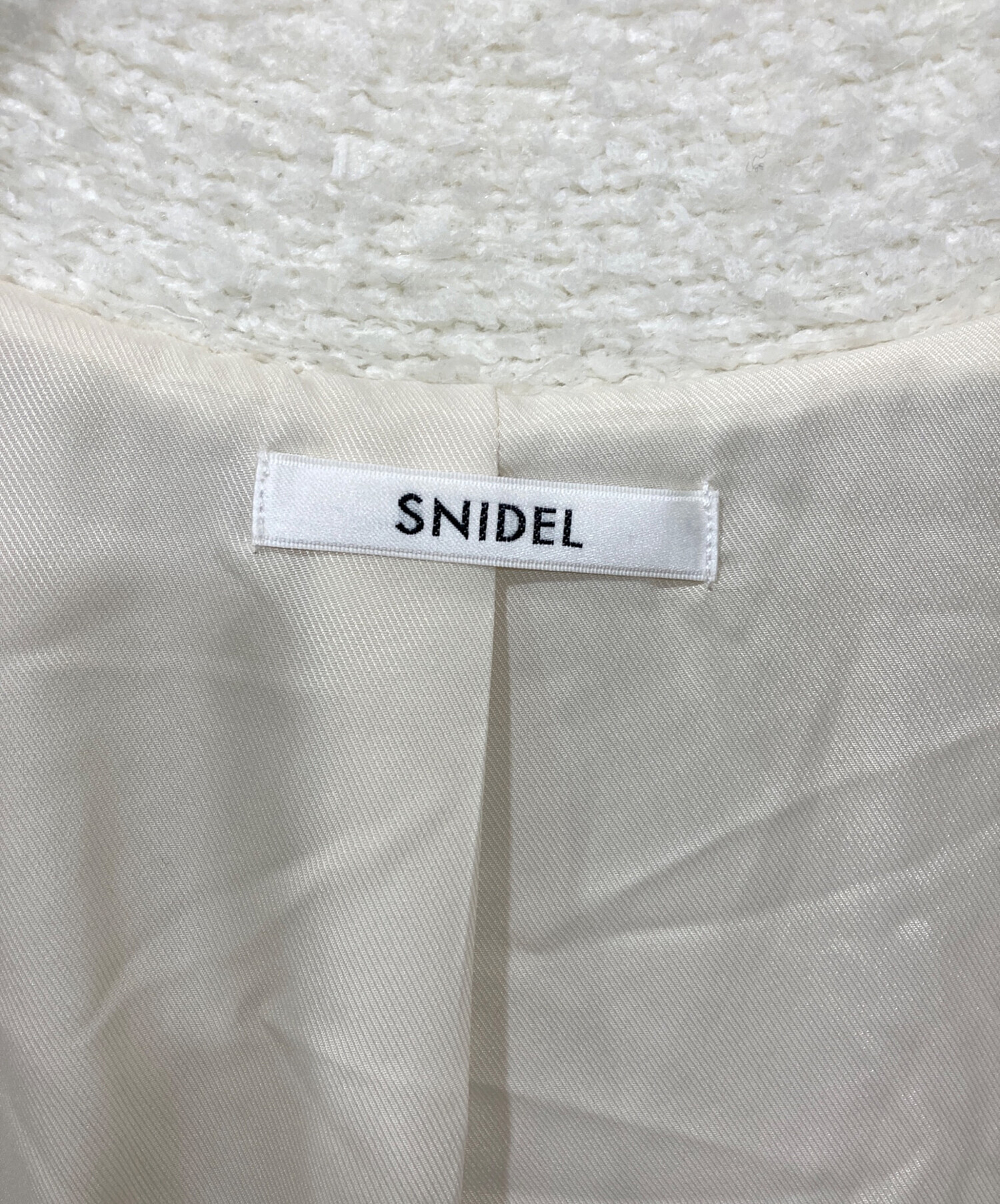 中古・古着通販】Snidel (スナイデル) ファンシージャガードジャケット