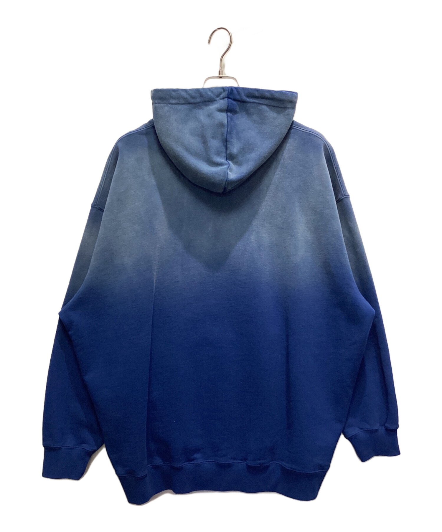 WIND AND SEA バックプリント　パーカー フーディー L ブルー WIND AND SEA（ウィンダンシー）の「ウィンダンシー WIND AND SEA