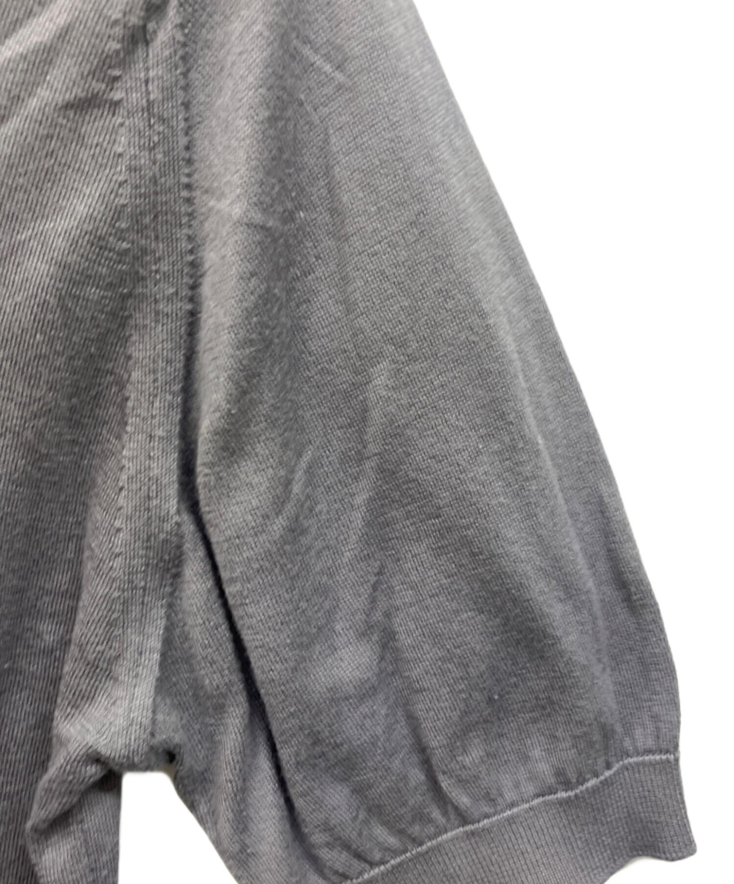 中古・古着通販】JOHN SMEDLEY (ジョンスメドレー) 半袖ニット グレー