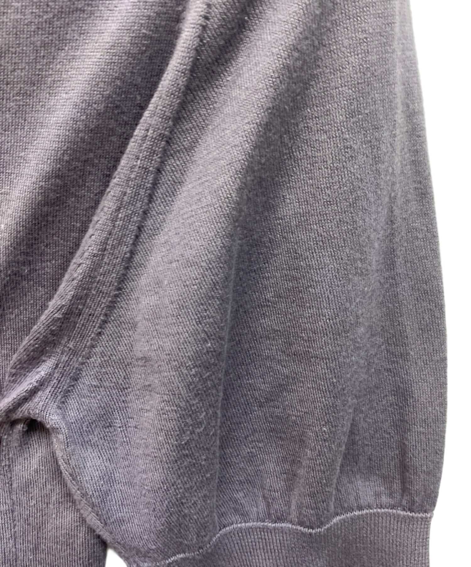 中古・古着通販】JOHN SMEDLEY (ジョンスメドレー) 半袖ニット グレー