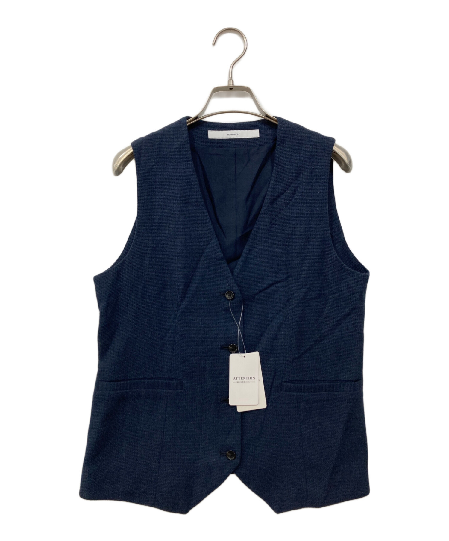 中古・古着通販】FRAMeWORK (フレームワーク) サマーツィードベスト