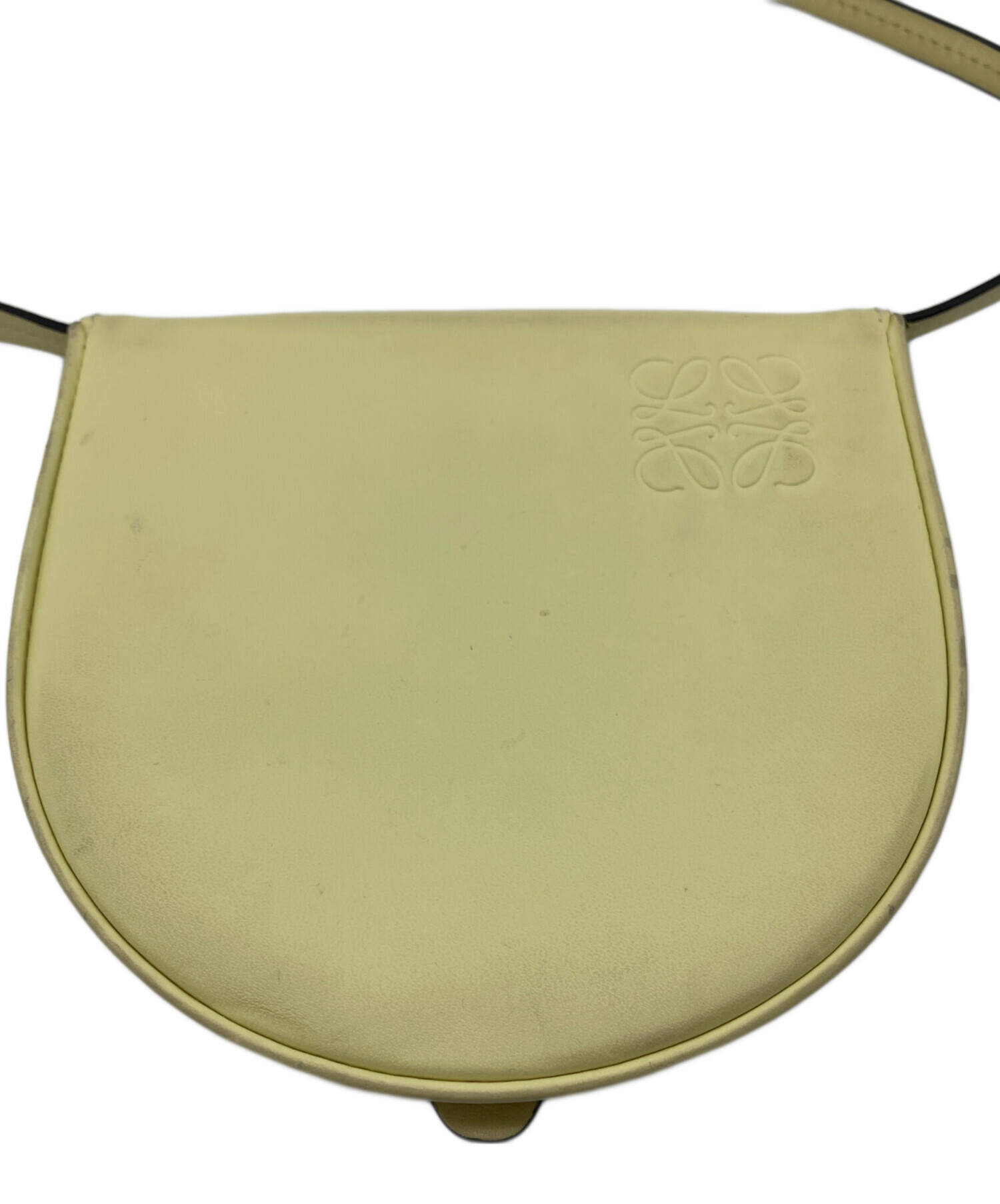 中古・古着通販】LOEWE (ロエベ) ヒールポーチ イエロー｜ブランド