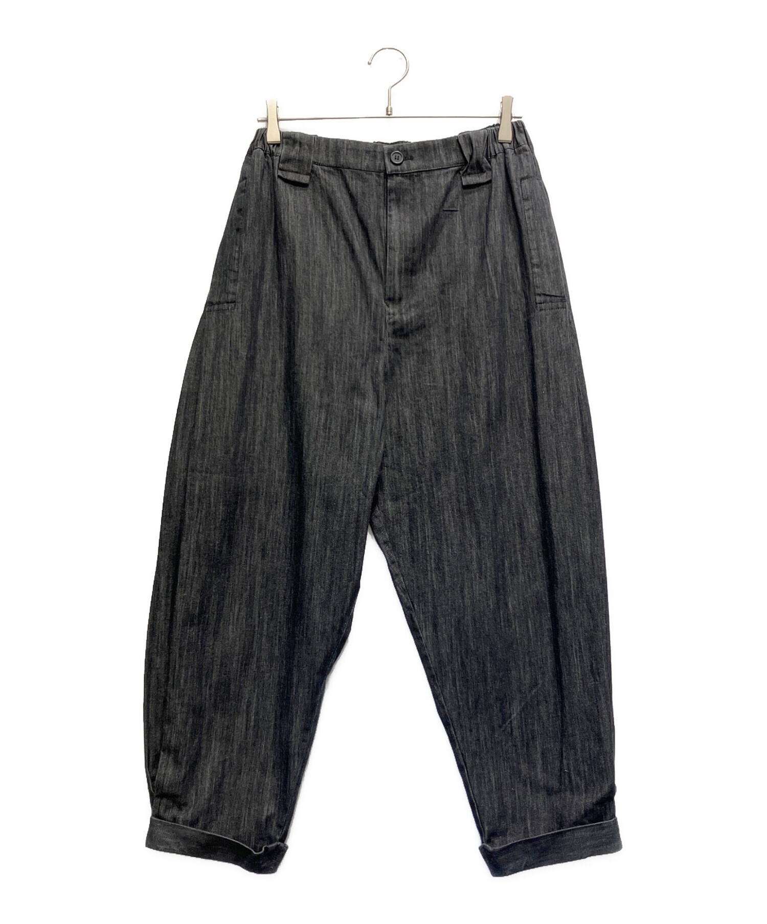 【美品】MOYURU 萌　バルーンパンツ　センソユニコ　ブラック　ゆったり 中古・古着通販】MOYURU (モユル) バルーンパンツ ネイビー サイズ:L