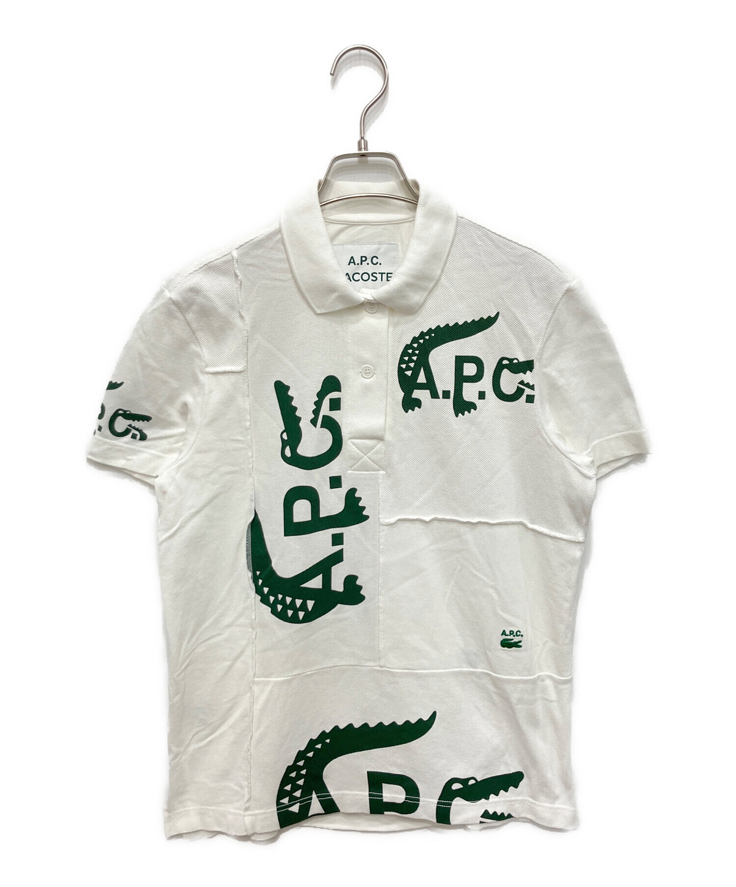 ラコステ アーペーセー ポロシャツ コラボ A.P.C 中古・古着通販】LACOSTE (ラコステ) A.P.C. (アーペーセー) パッチ