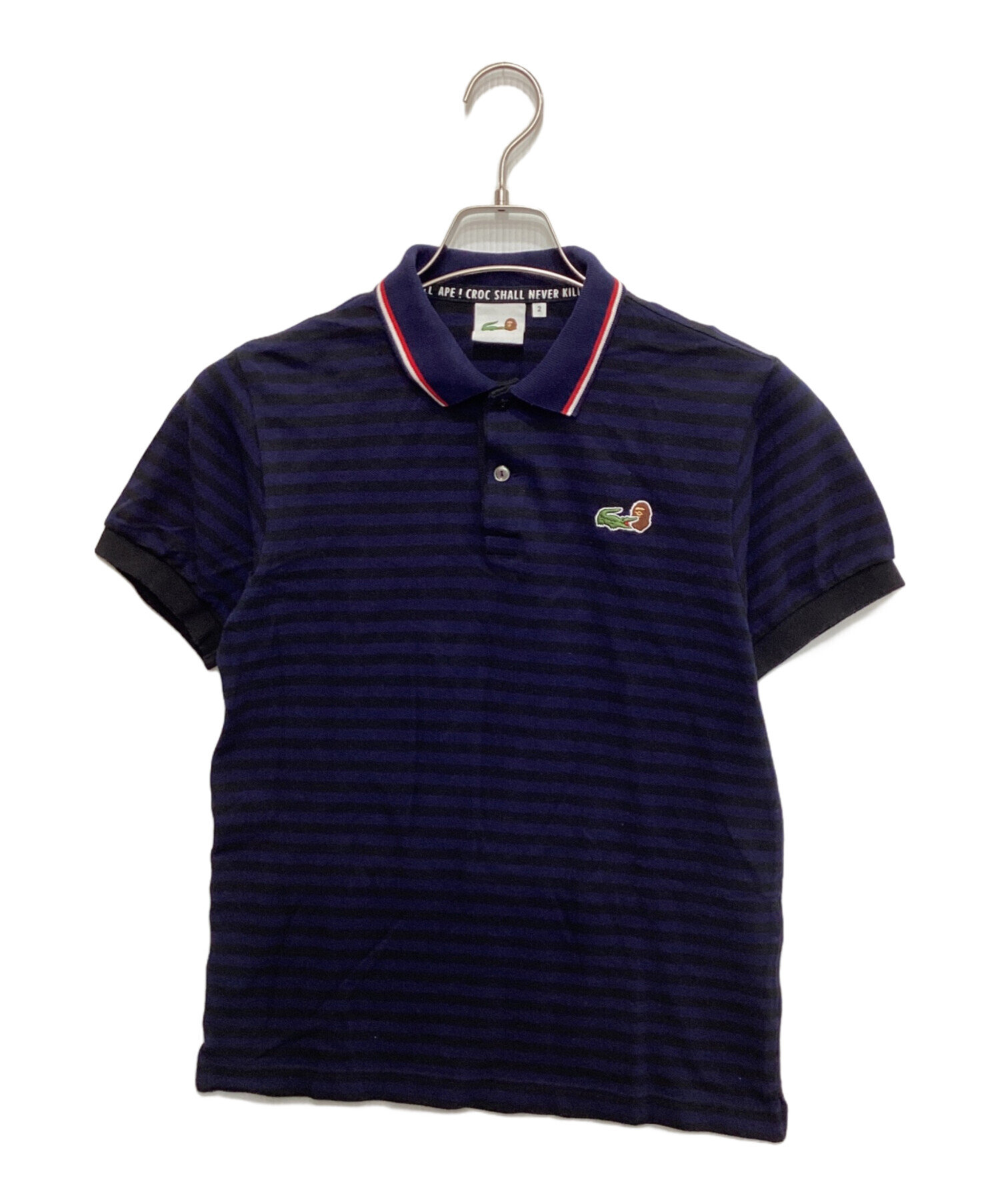 APE ポロシャツ A BATHING APE（アベイシングエイプ） ポロシャツ APE CROSSBONE POLO
