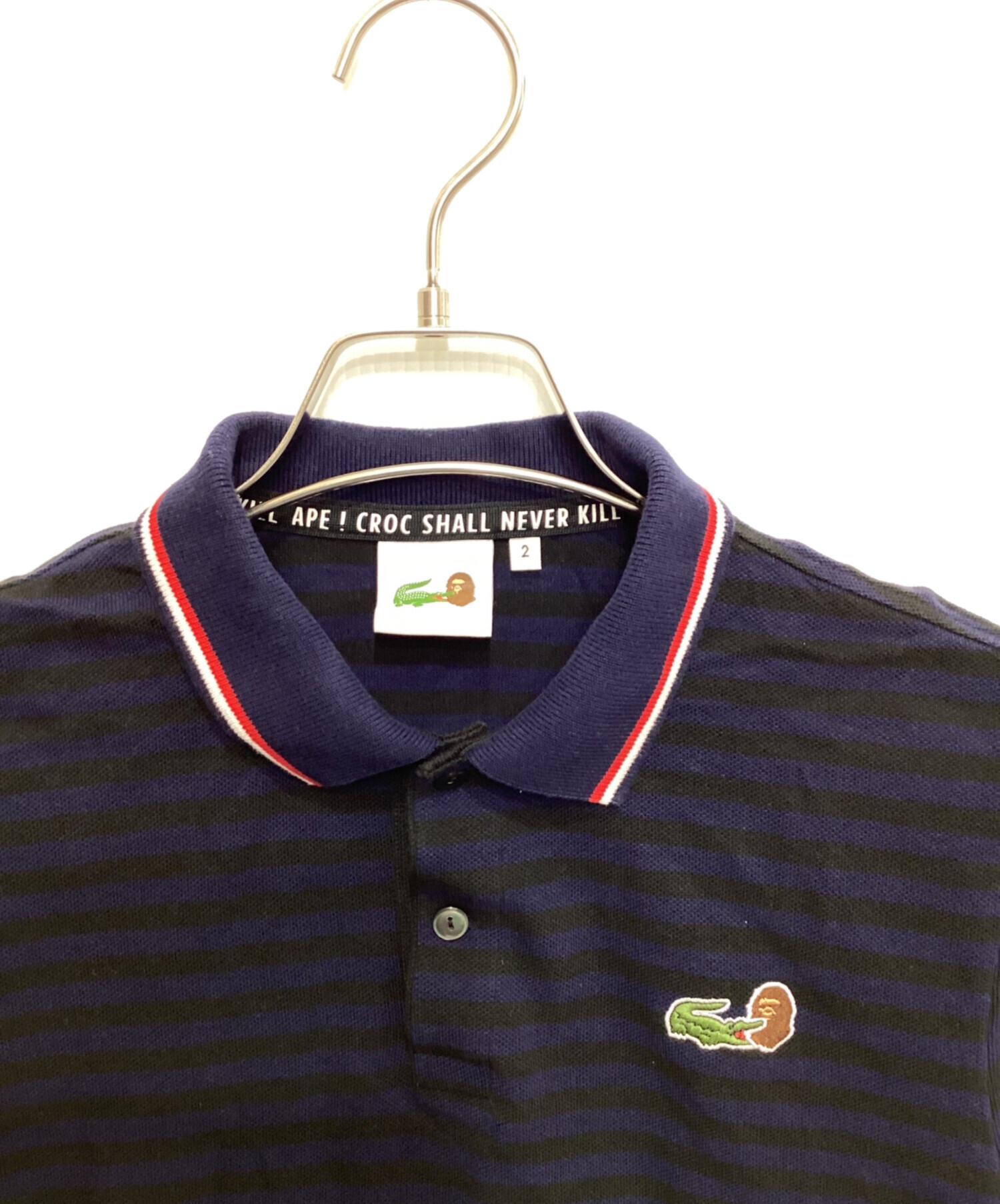 中古・古着通販】A BATHING APE (ア ベイシング エイプ) LACOSTE
