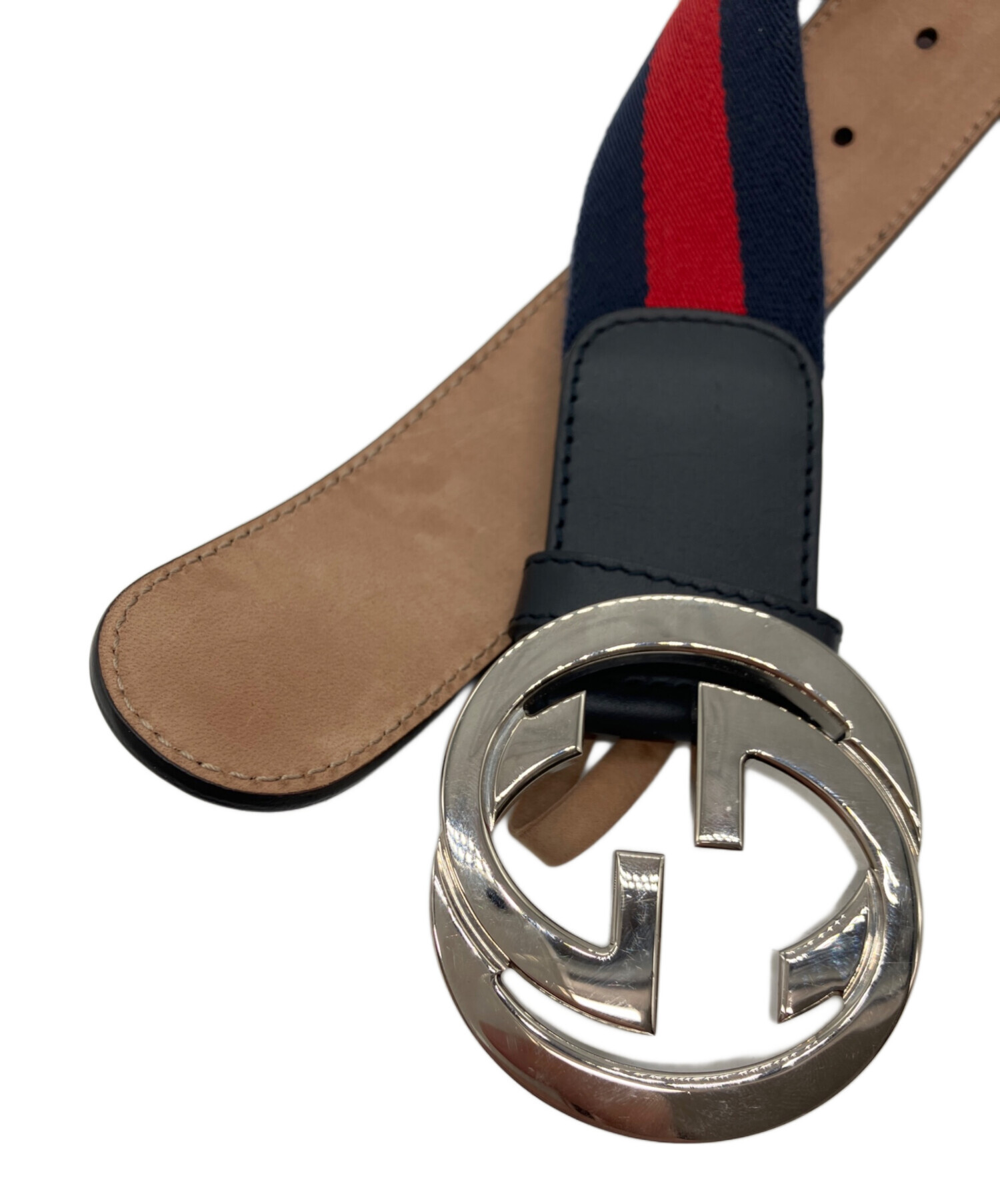 【美品】GUCCI グッチ ズゥミ ベルト ゴールド グレー インターロッキング 楽天市場】【グッチ】Gucci 現行品 ズゥミ インターロッキングG ホース