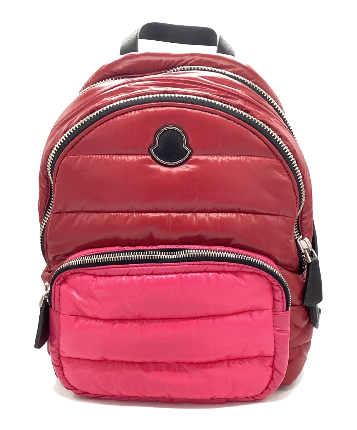 MONCLER モンクレール 非売品 リュック 中古・古着通販】MONCLER (モンクレール) リュック レッド×ピンク