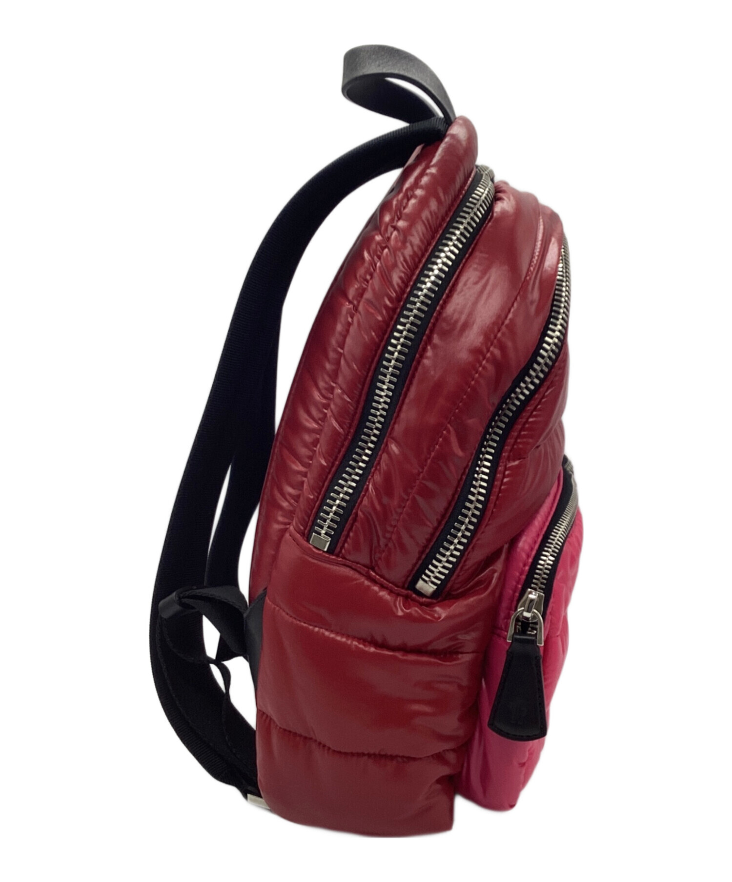 中古・古着通販】MONCLER (モンクレール) リュック レッド×ピンク