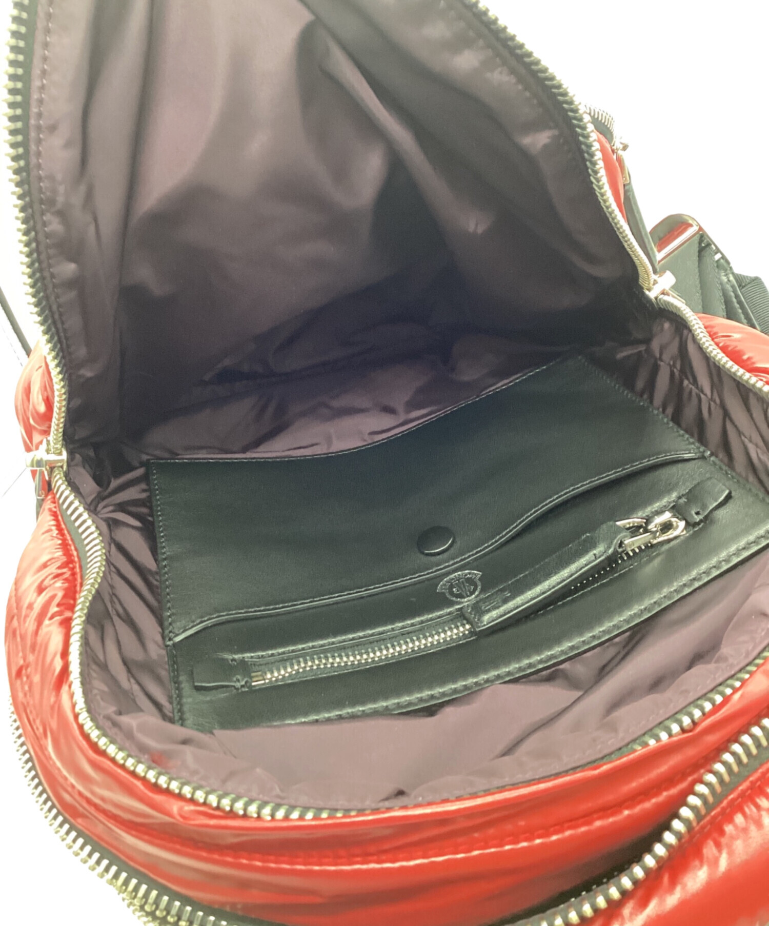 中古・古着通販】MONCLER (モンクレール) リュック レッド×ピンク