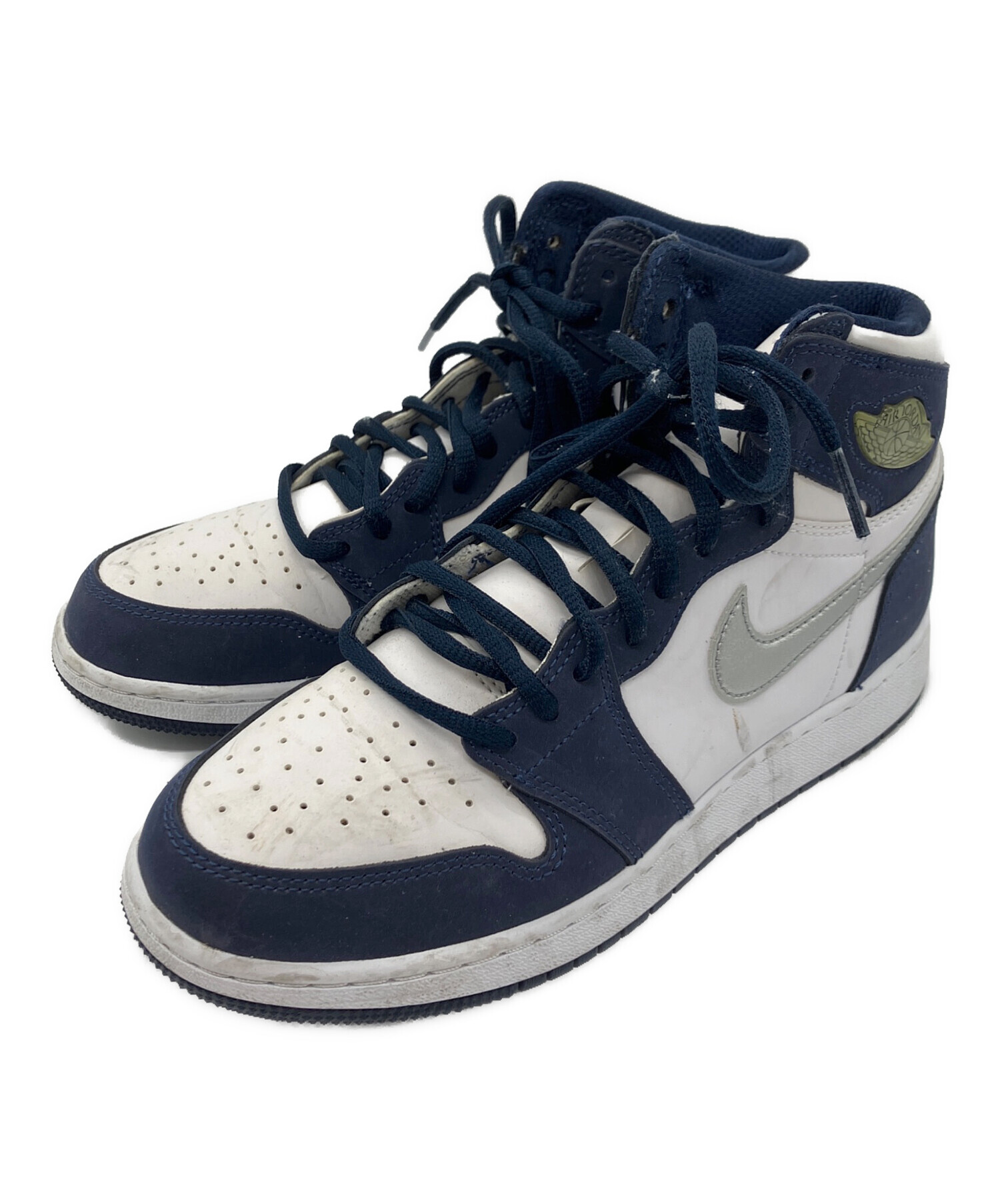 中古・古着通販】NIKE (ナイキ) AIR JORDAN 1 HIGH OG GS ホワイト 
