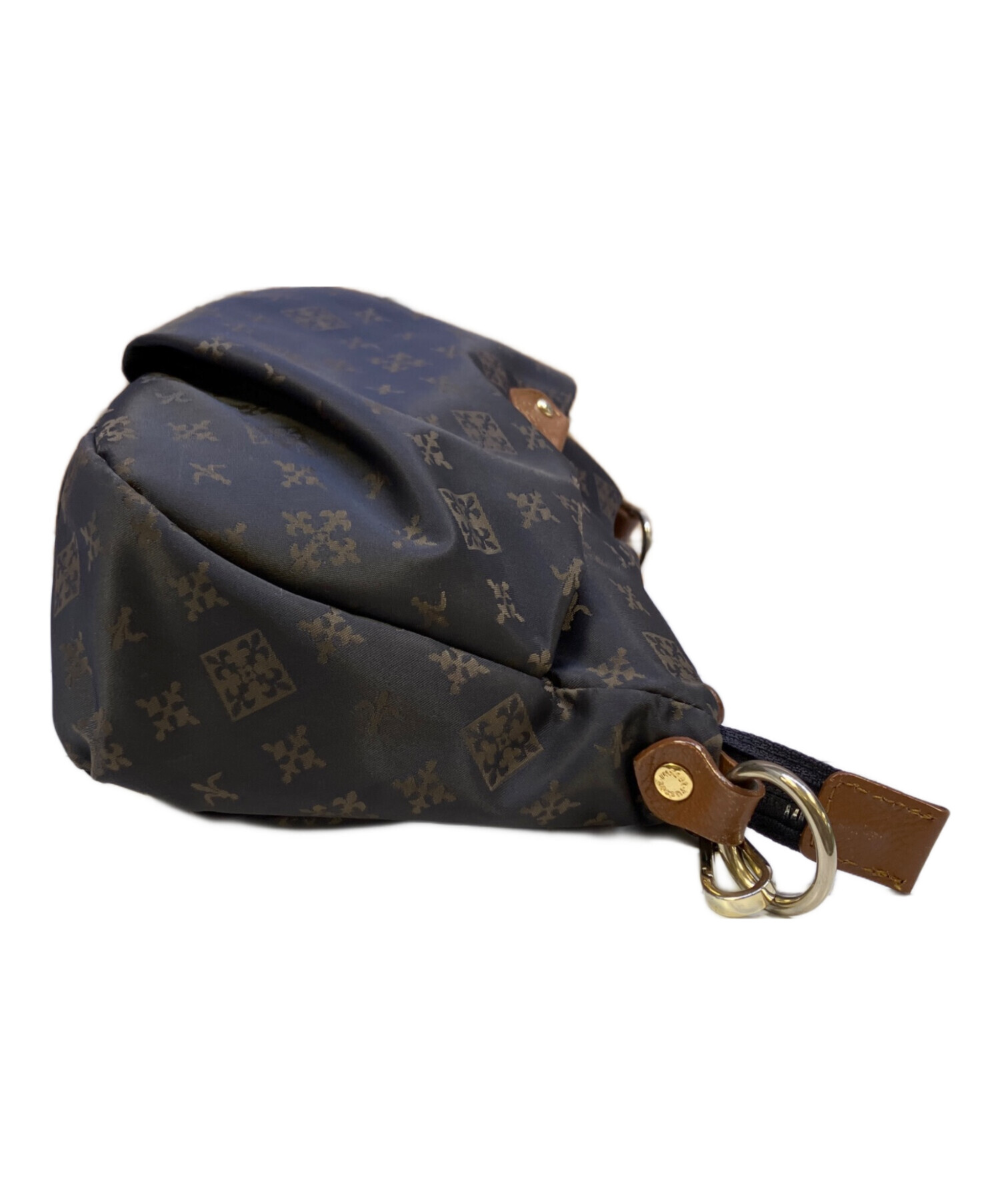 【4/5まで値下げ】russet ハンドル付き2WAYショルダーバッグ ネイビー ラシット russet 2WAYショルダーバッグ（CEー490） （Black/Navy