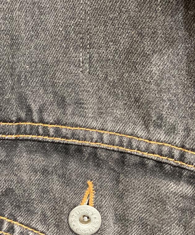 中古・古着通販】stussy (ステューシー) WORKGEAR レザー切替デニム