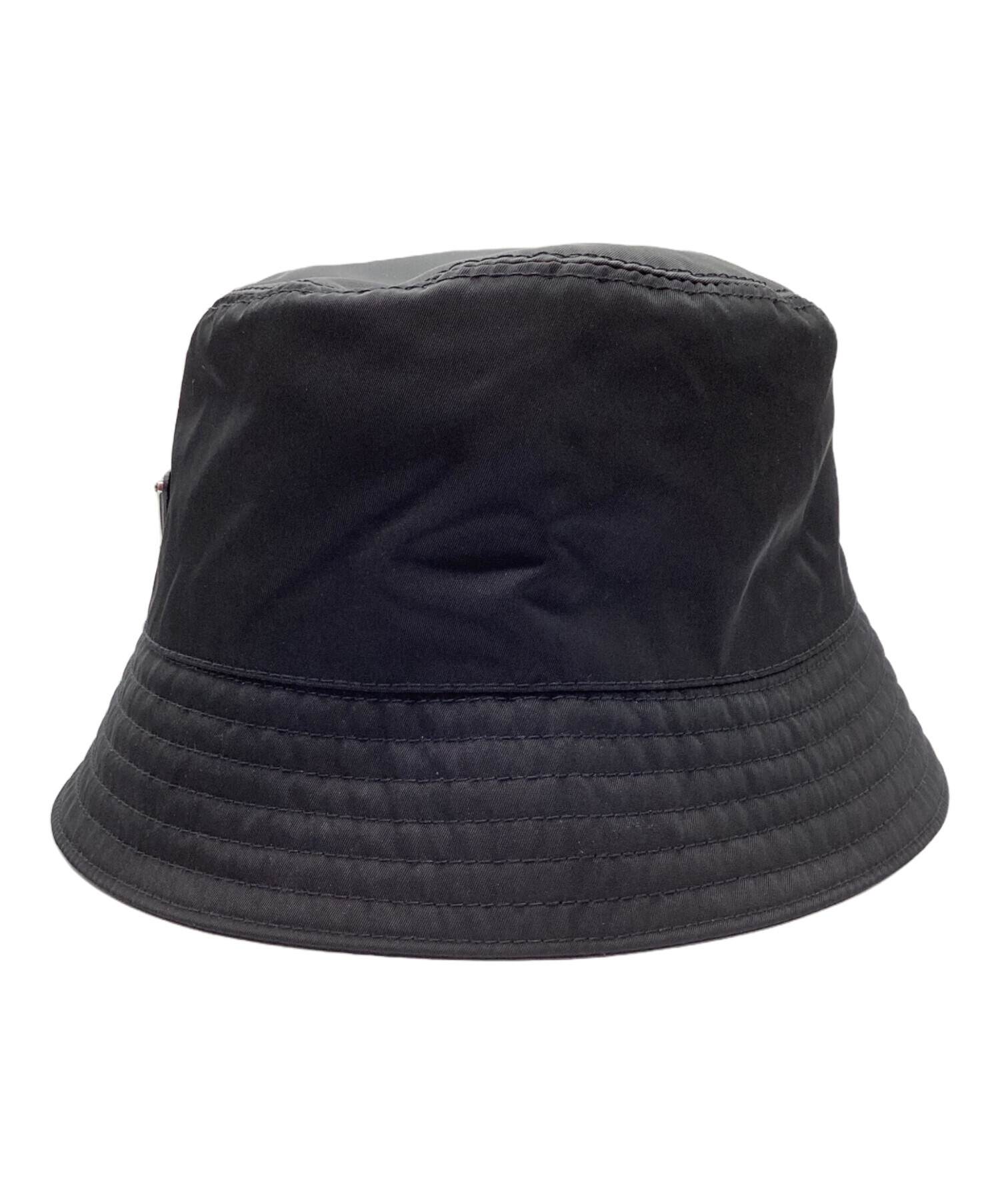 中古・古着通販】PRADA (プラダ) Re-nylonバケットハット ブラック