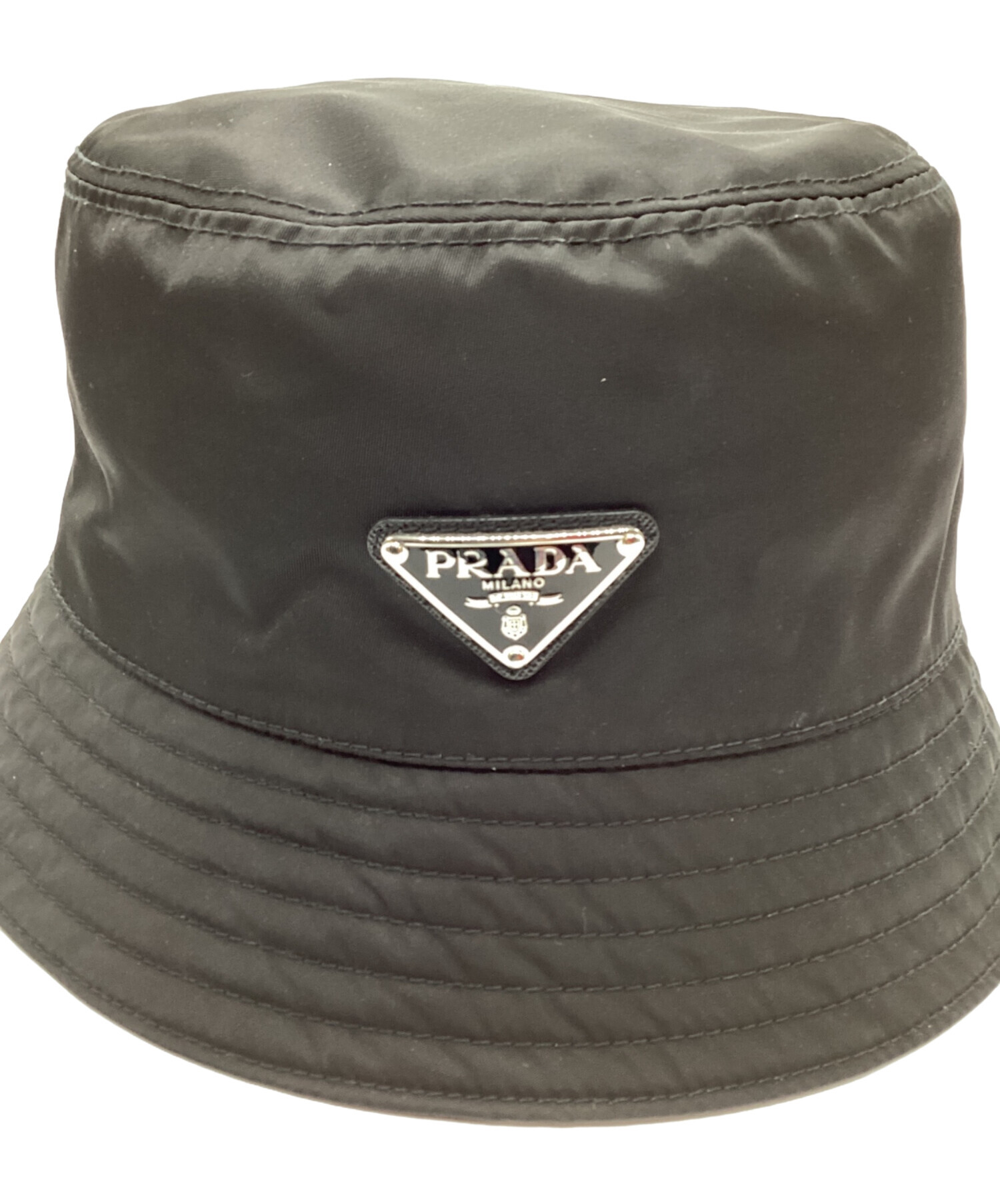 半額！！本日限り！プラダ バケットハット ／レア／新品・未使用／タグ付き 中古・古着通販】PRADA (プラダ) Re-nylonバケットハット ブラック