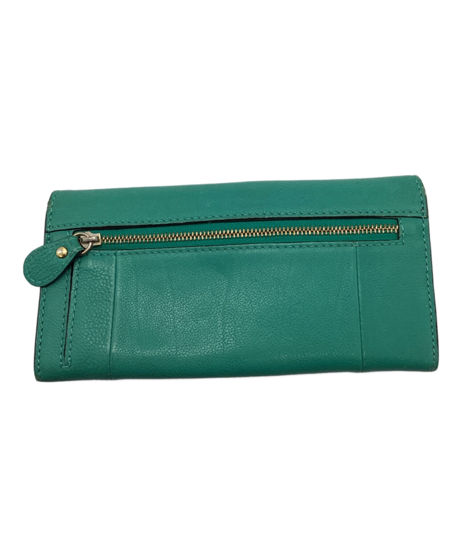 中古・古着通販】Chloe (クロエ) 長財布 グリーン｜ブランド・古着通販
