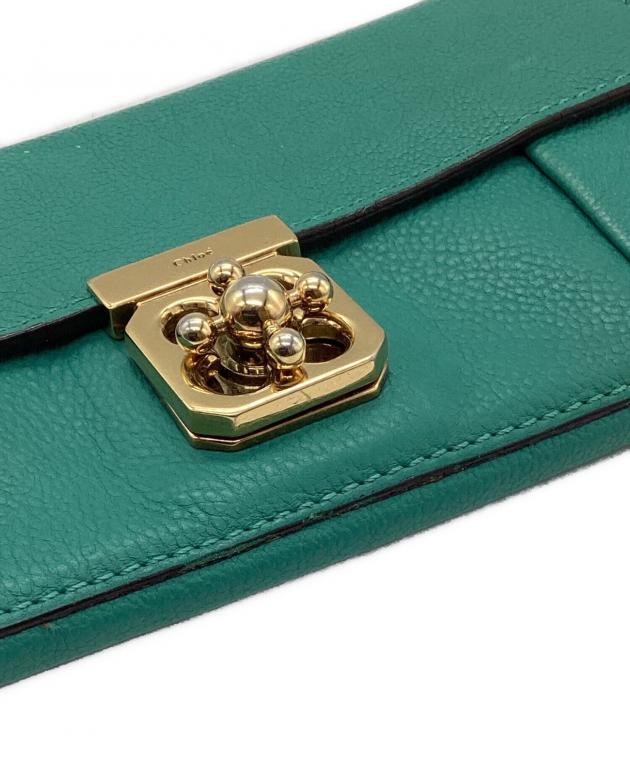 中古・古着通販】Chloe (クロエ) 長財布 グリーン｜ブランド・古着通販