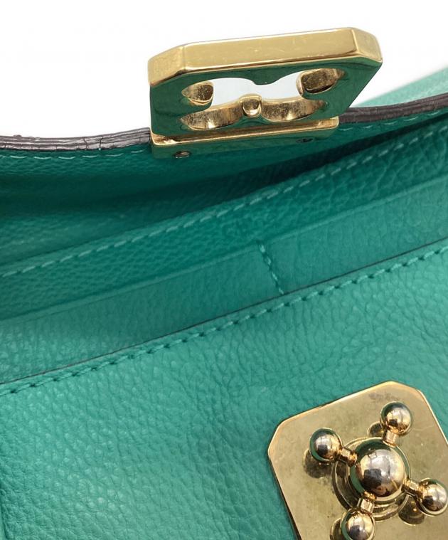 中古・古着通販】Chloe (クロエ) 長財布 グリーン｜ブランド・古着通販