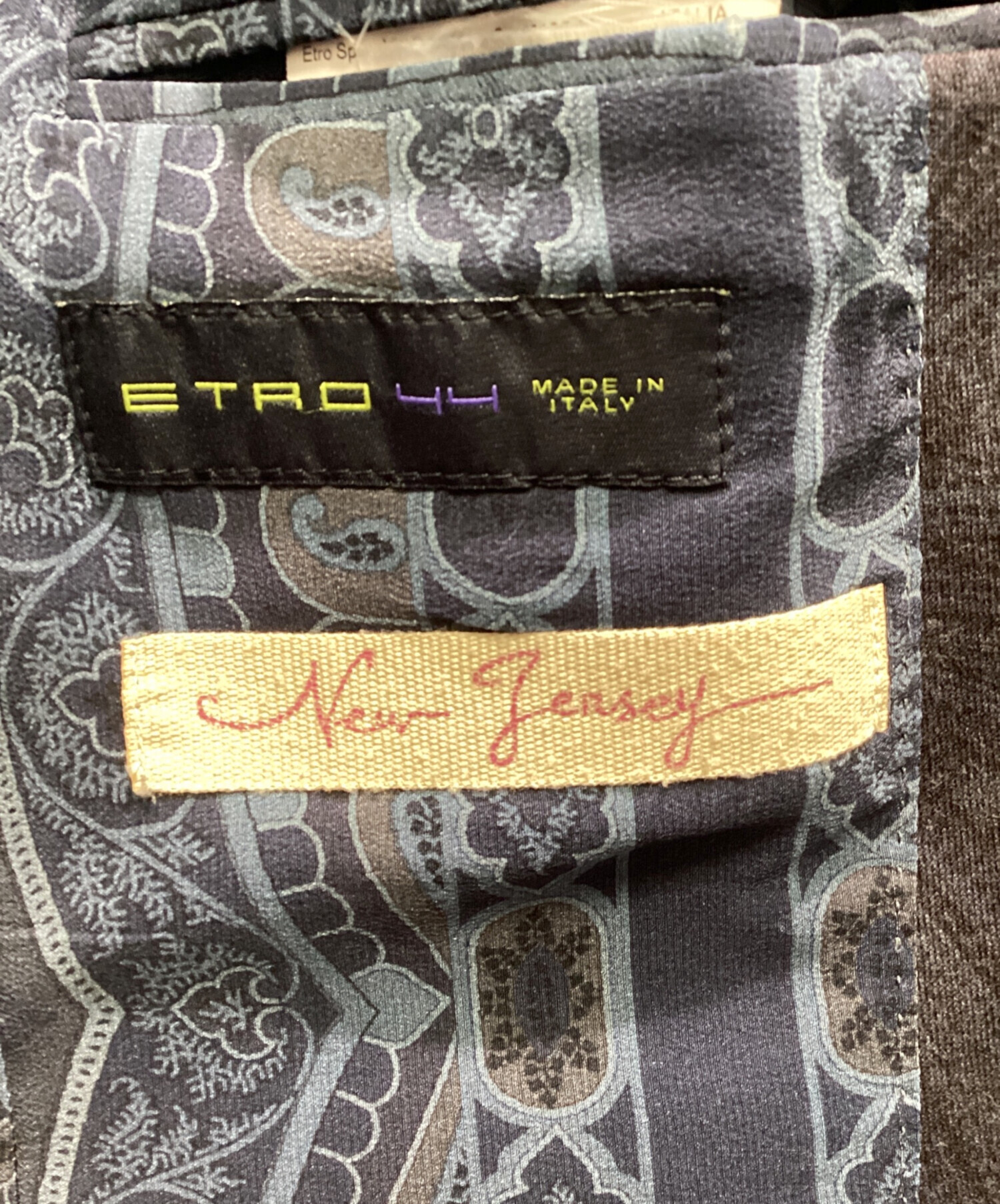 中古・古着通販】ETRO (エトロ) テーラードジャケット ネイビー サイズ