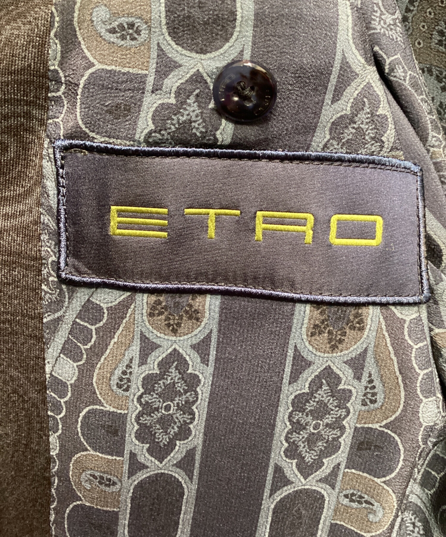 中古・古着通販】ETRO (エトロ) テーラードジャケット ネイビー サイズ