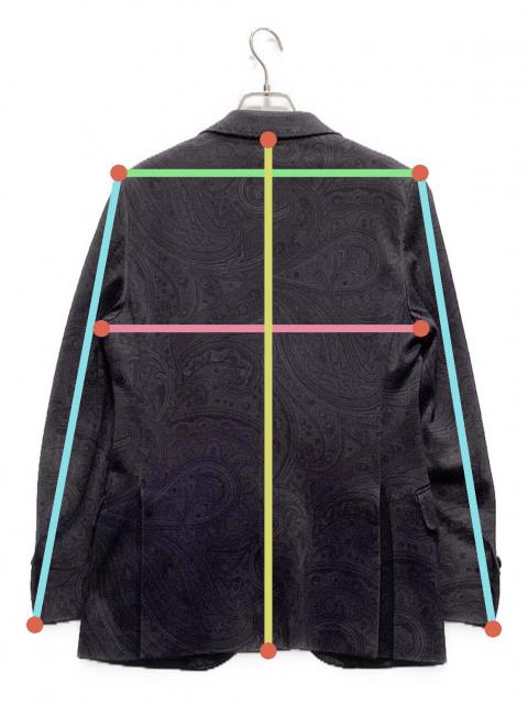 中古・古着通販】ETRO (エトロ) テーラードジャケット ネイビー サイズ