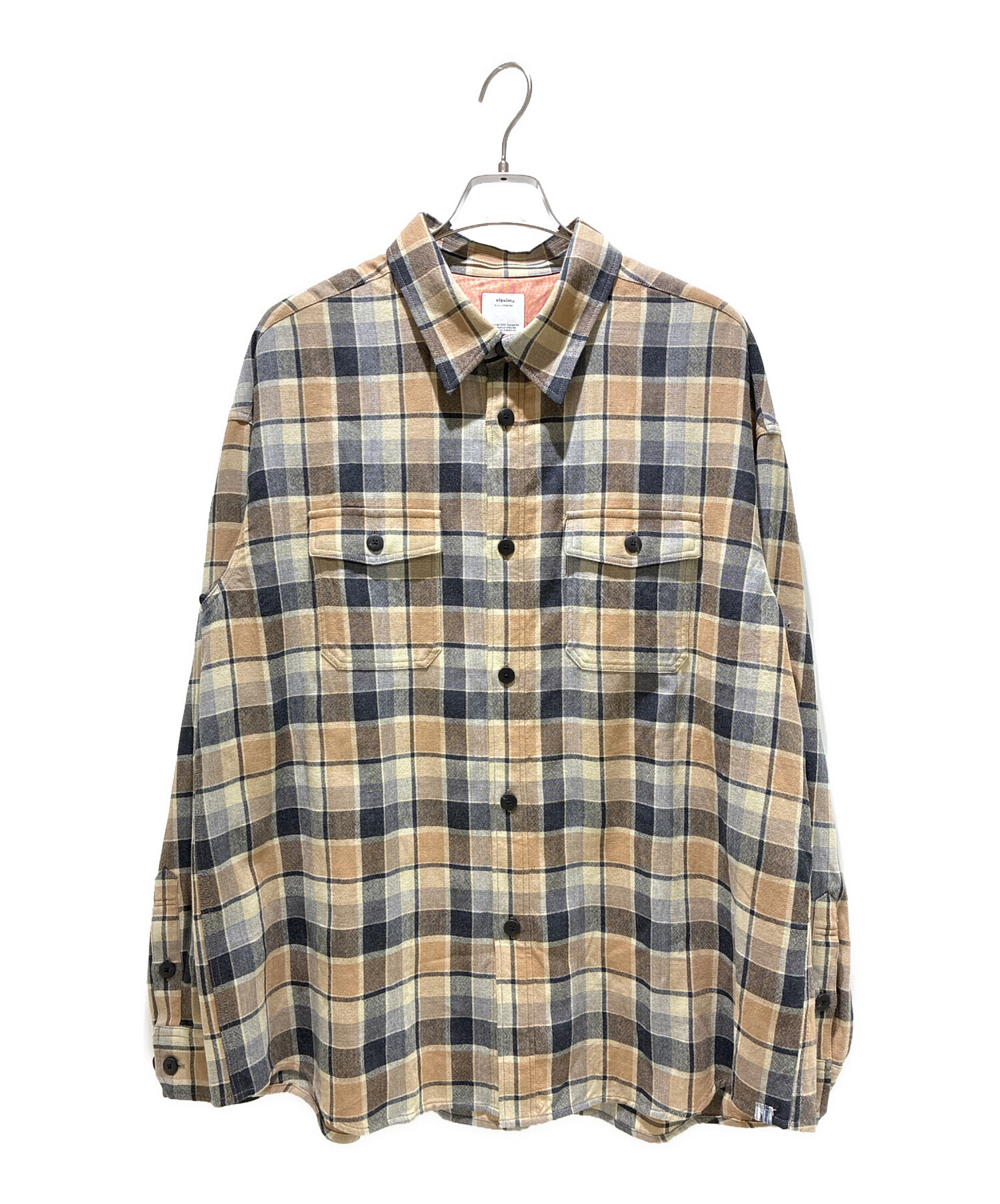 中古・古着通販】VISVIM (ビズビム) LUMBER CHECK L/S (W/L) ベージュ