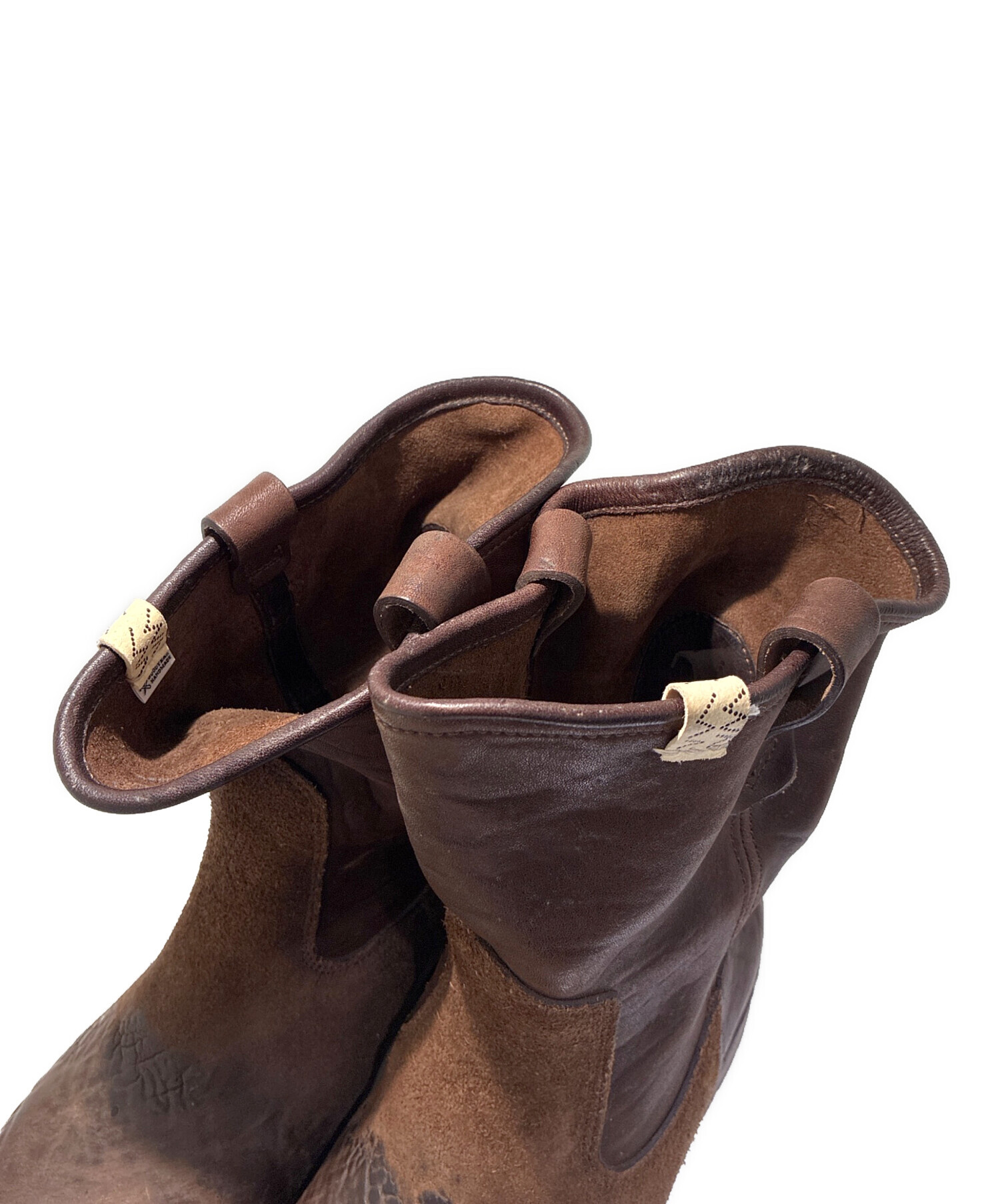 中古・古着通販】VISVIM (ビズビム) WABANAKI BOOTS-FOLK ブラウン
