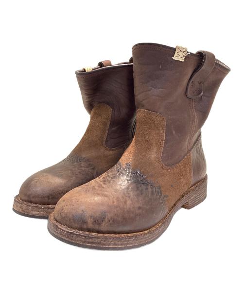 靴 Visvim WABANAKI BOOTS-FILK 中古・古着通販】VISVIM (ビズビム) WABANAKI BOOTS-FOLK ブラウン