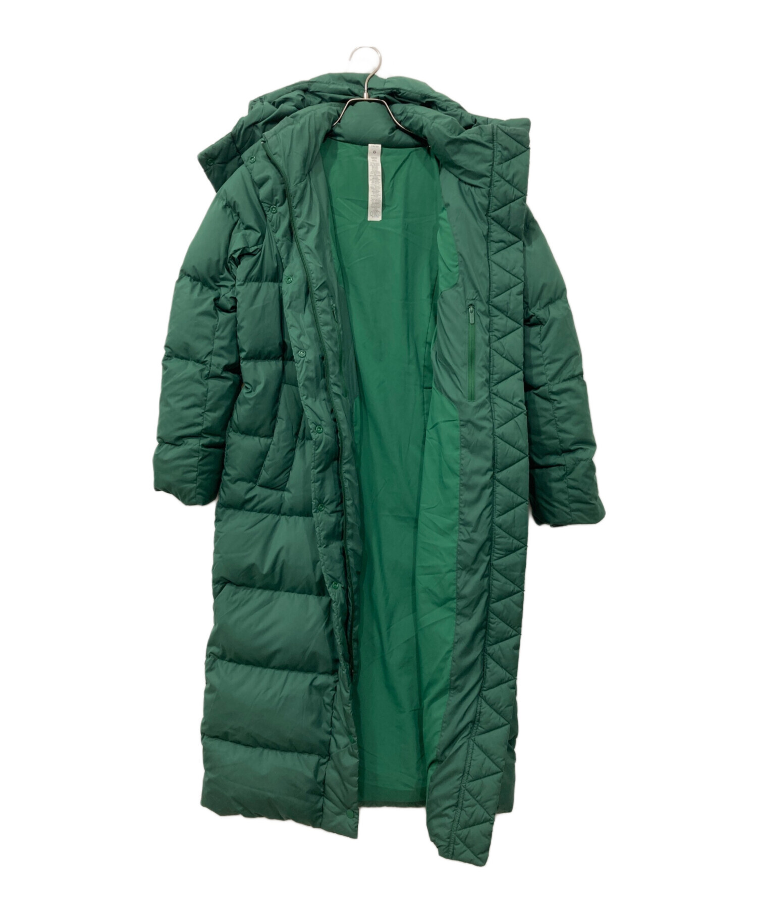 中古・古着通販】LULULEMON (ルルレモン) ダウンコート グリーン