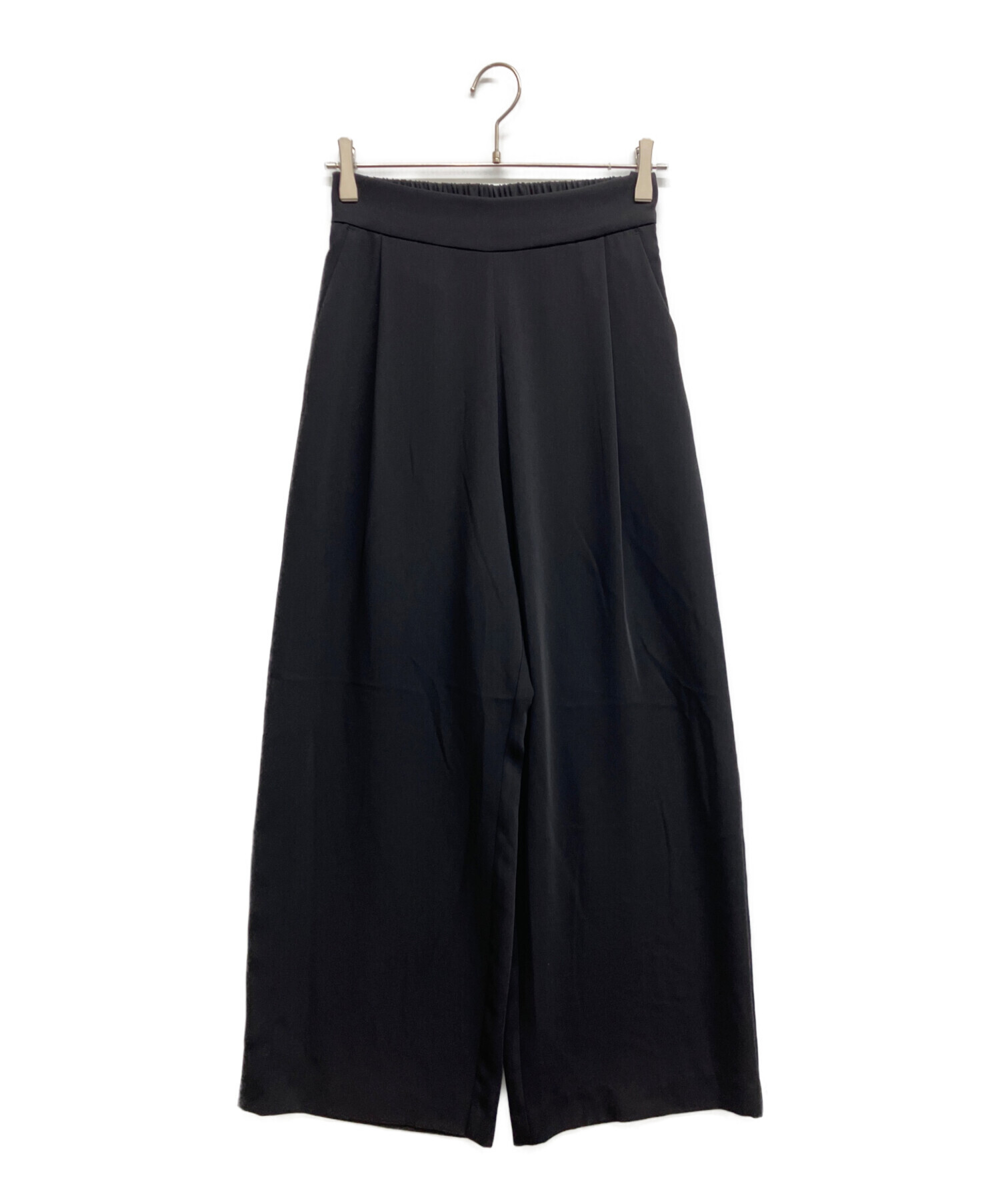torisワイドパンツ未使用品 中古・古着通販】SOEJU (ソージュ) サイドタックワイドパンツ ブラック