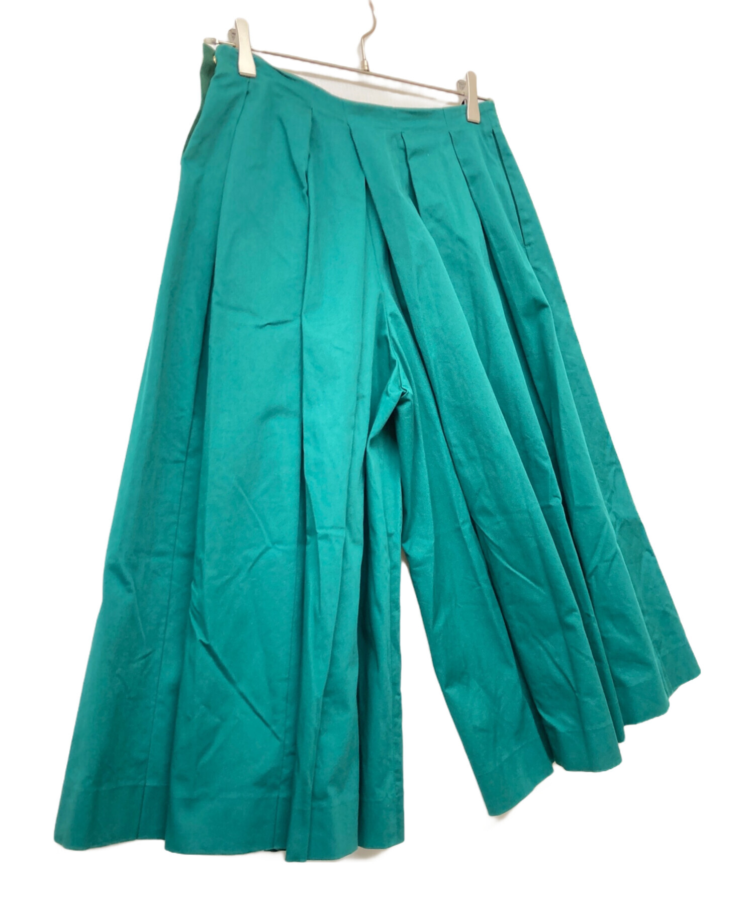 中古・古着通販】Drawer (ドゥロワー) ギャバストレッチワイドパンツ