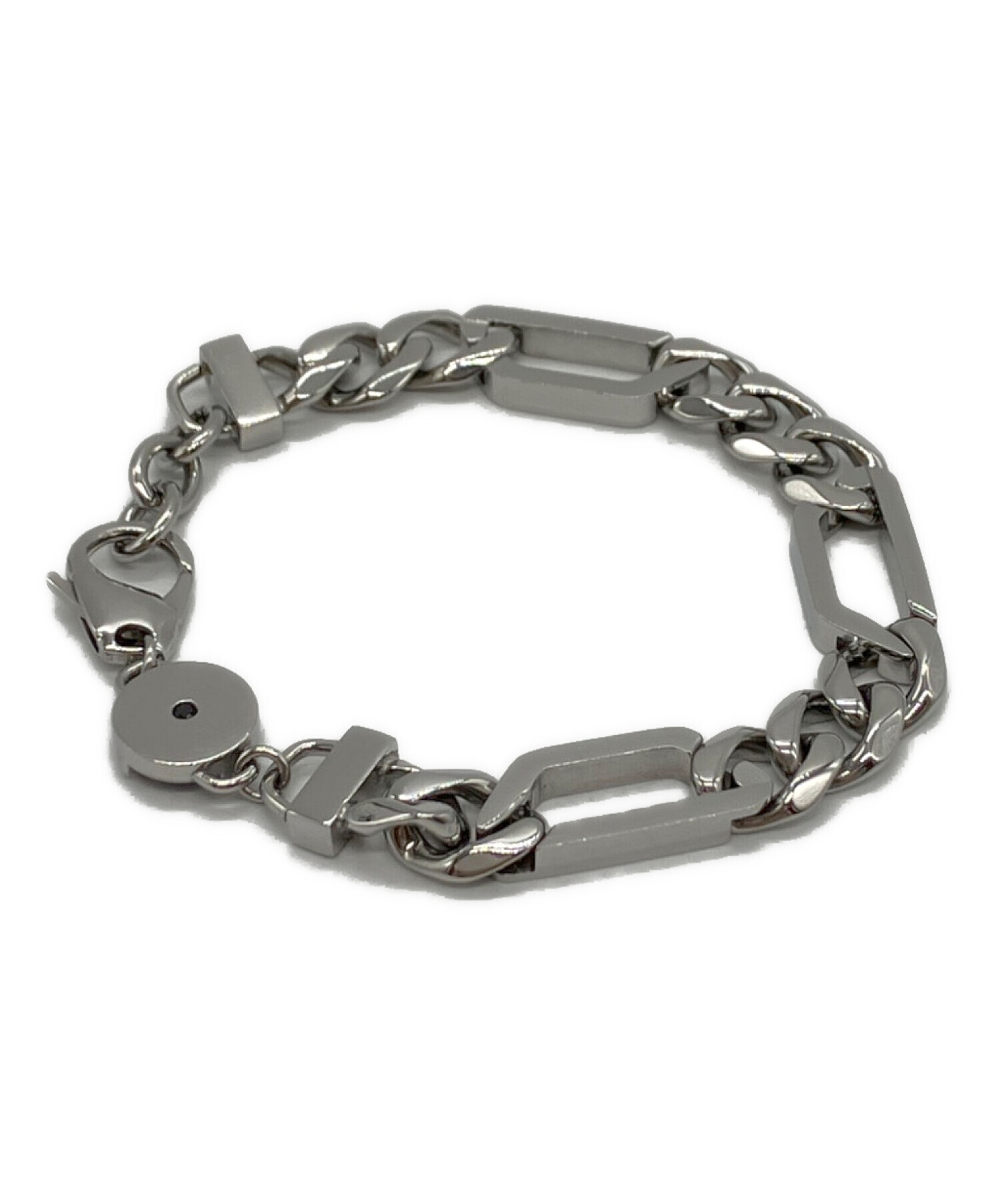 中古・古着通販】DIESEL (ディーゼル) チェーンブレスレット シルバー 中古・古着通販】DIESEL (ディーゼル) チェーンブレスレット シルバー