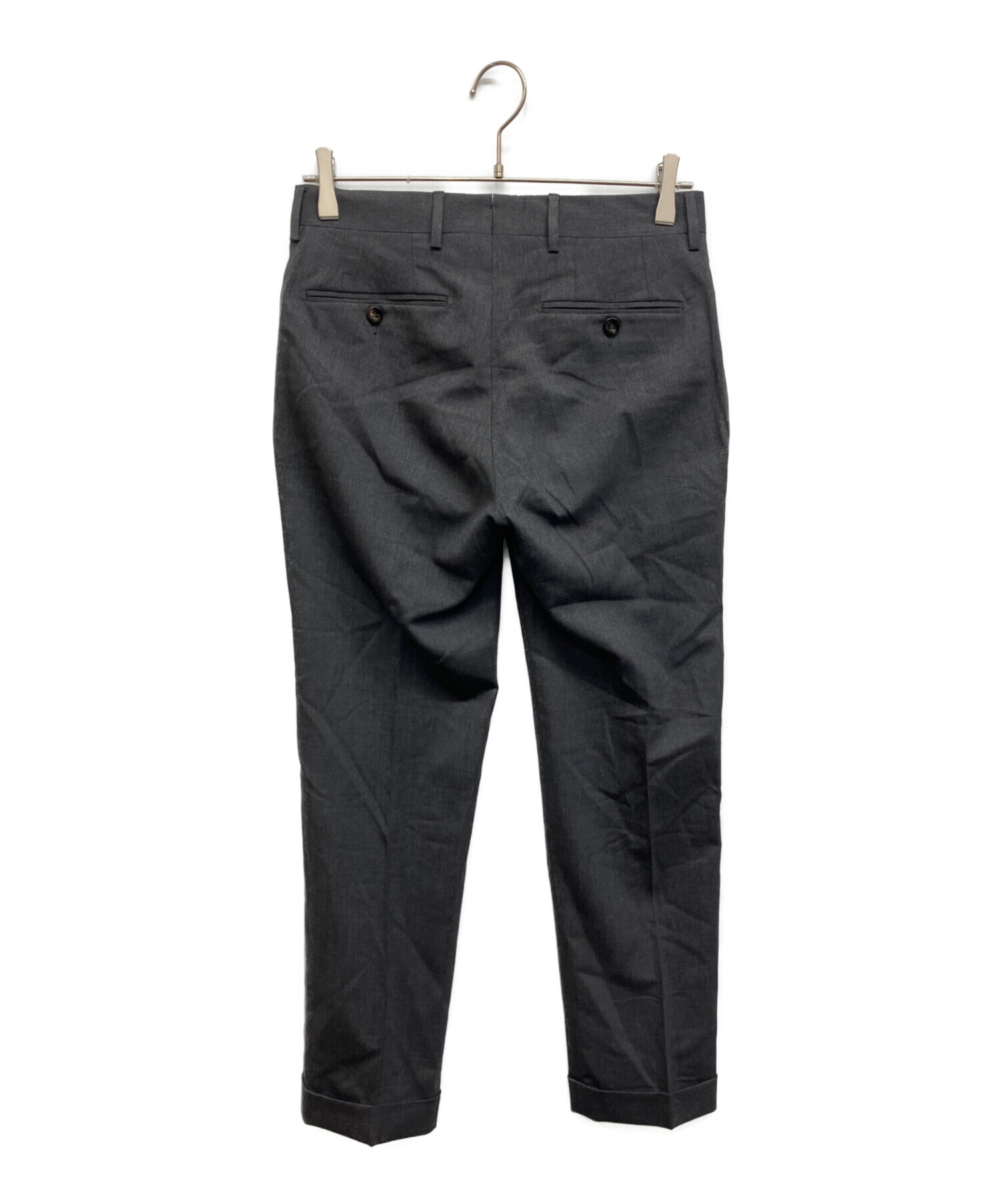 ビームスF✖️ジェルマーノ　春夏グレーウールパンツ　50 中古・古着通販】BEAMS F (ビームスエフ) GERMANO (ジェルマーノ