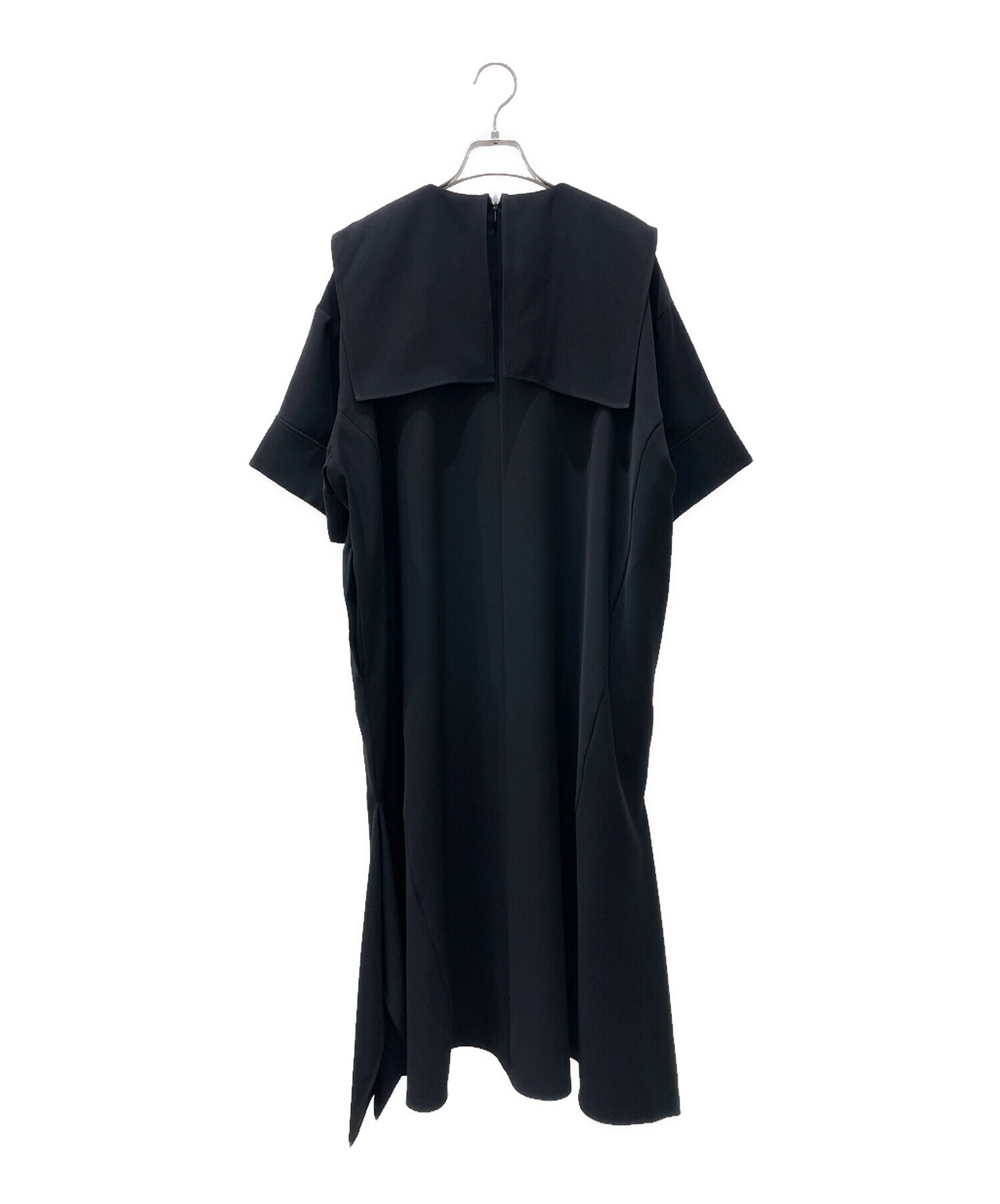 ENFOLD エンフォルドスクエアワイドドレスワンピース