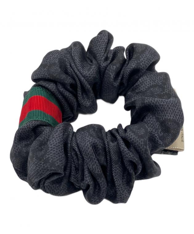 中古・古着通販】GUCCI (グッチ) シュシュ ネイビー｜ブランド・古着