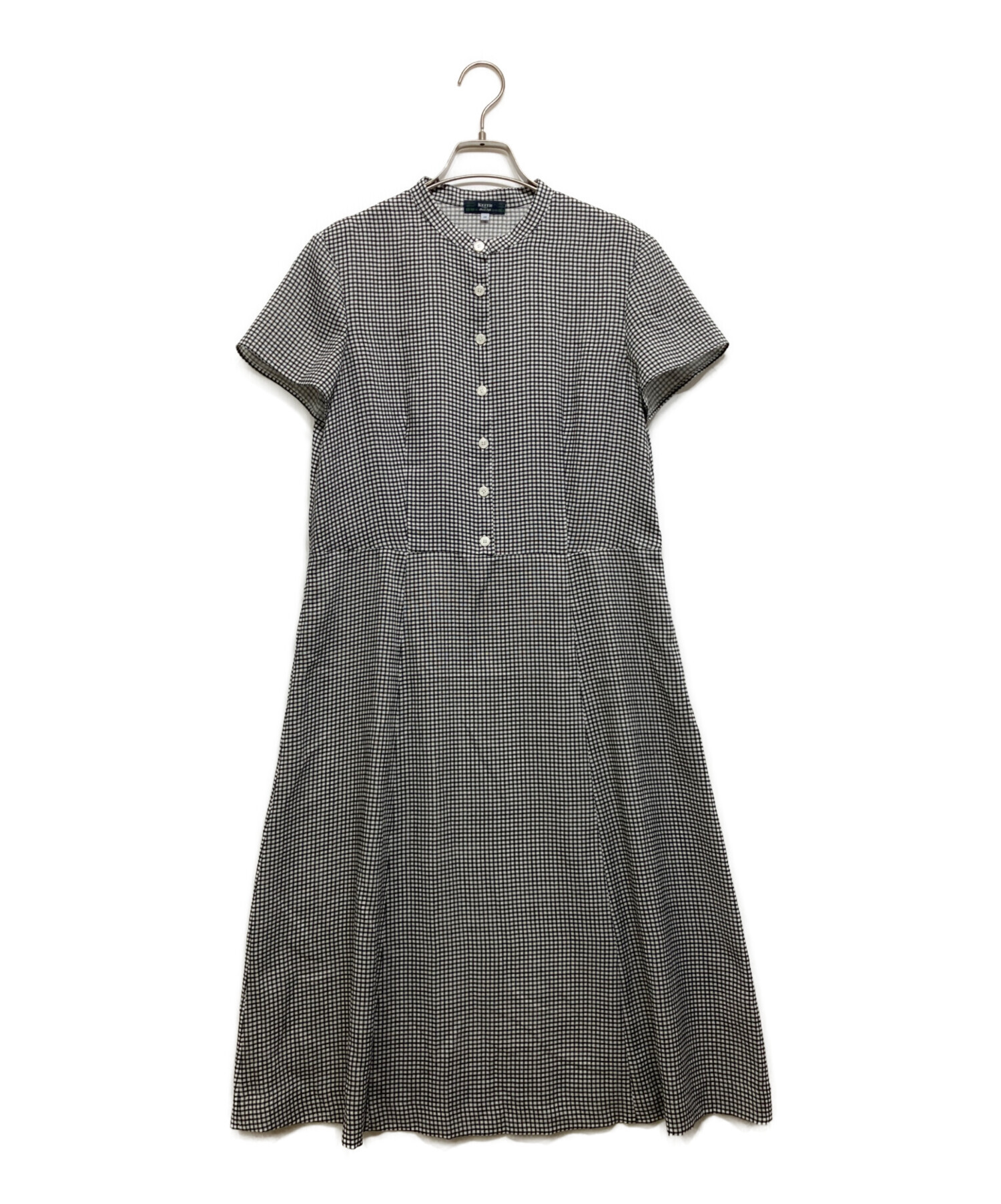 KEITH キース 48 大きいサイズ 定価2.5 半袖 ロングワンピース 中古・古着通販】KEITH (キース) サマーギンガムワンピース ブラック