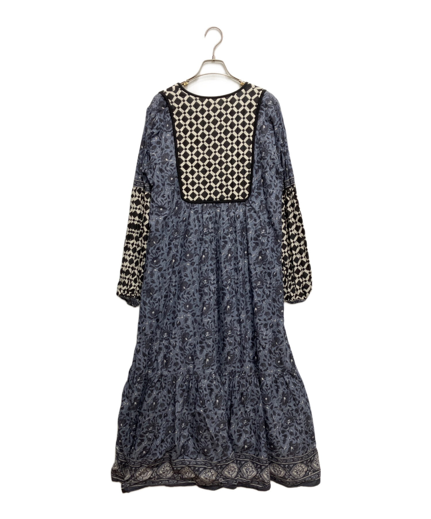 中古・古着通販】freada (フリーダ) インド胸キルトプリントワンピース