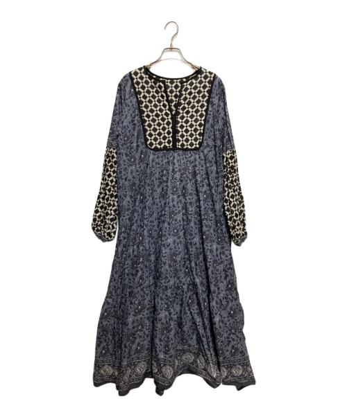 中古・古着通販】freada (フリーダ) インド胸キルトプリントワンピース