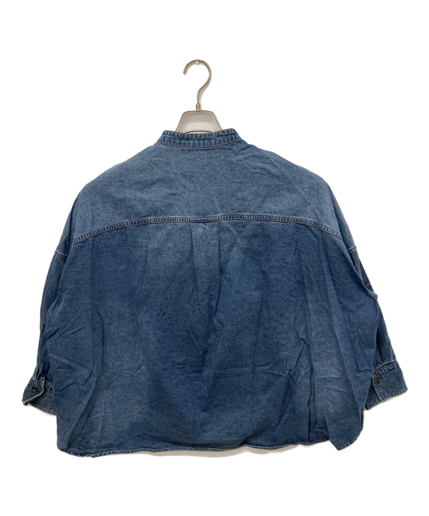 中古・古着通販】pual ce cin (ピュアルセシン) デニムバンドカラー 