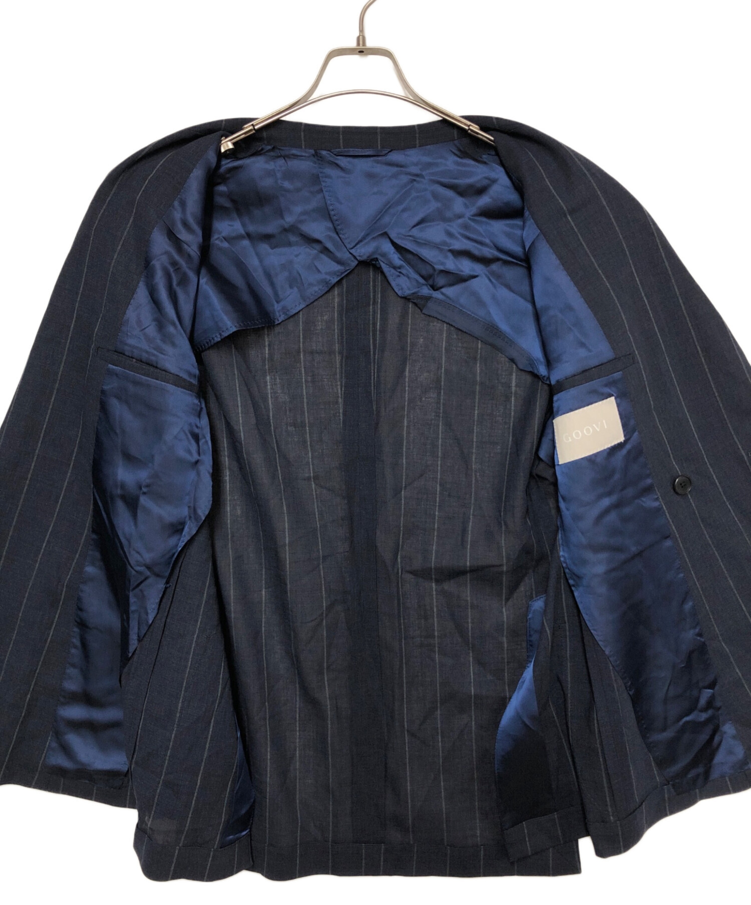 中古・古着通販】GOOVI (グービ) ダブルブレストセットアップスーツ